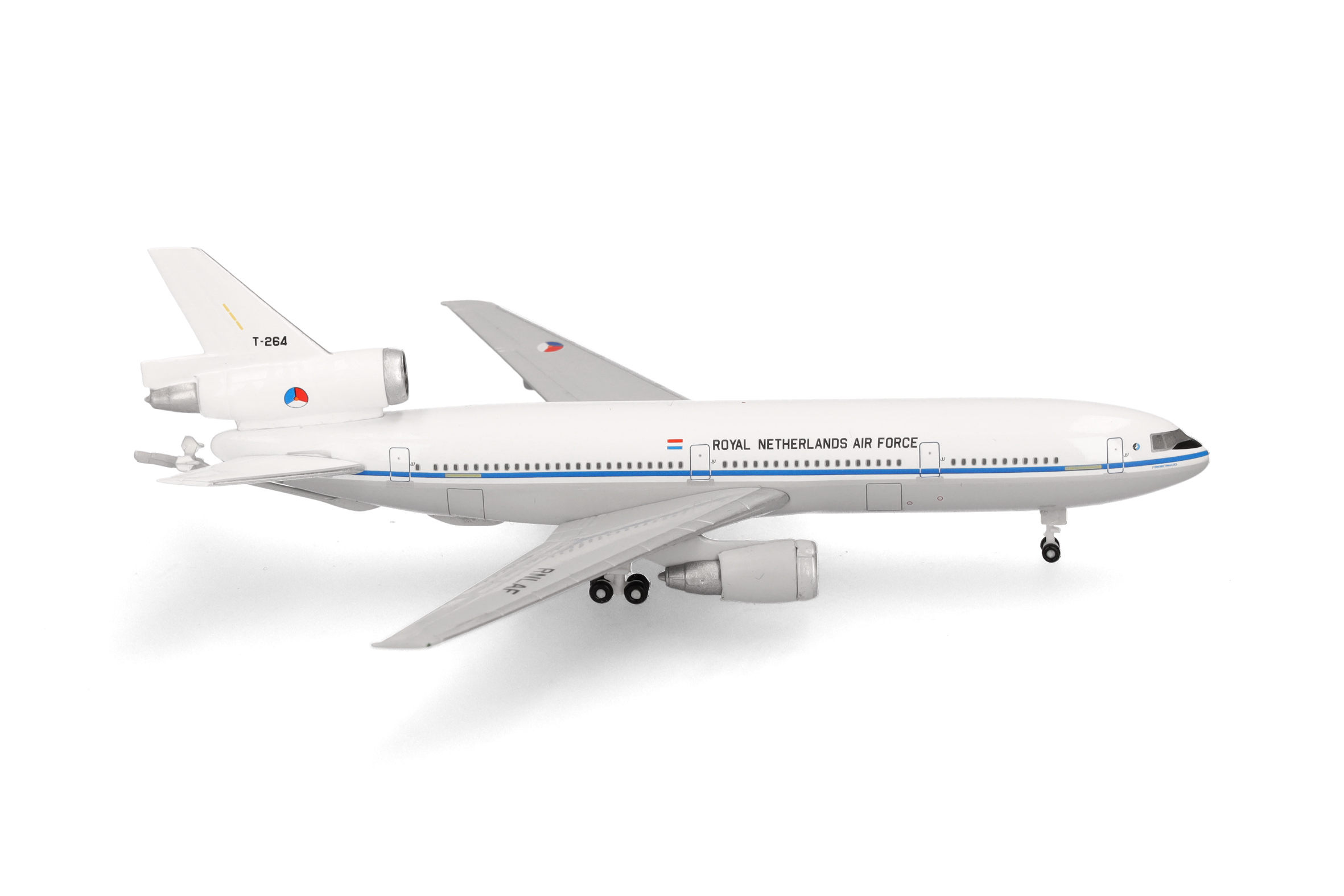 Herpa Wings 538374 | Royal Netherlands AF | Douglas KDC-10 Extender | 334 Sqn, Eindhoven AB - T-264 | Prins Bernhard | 1:500