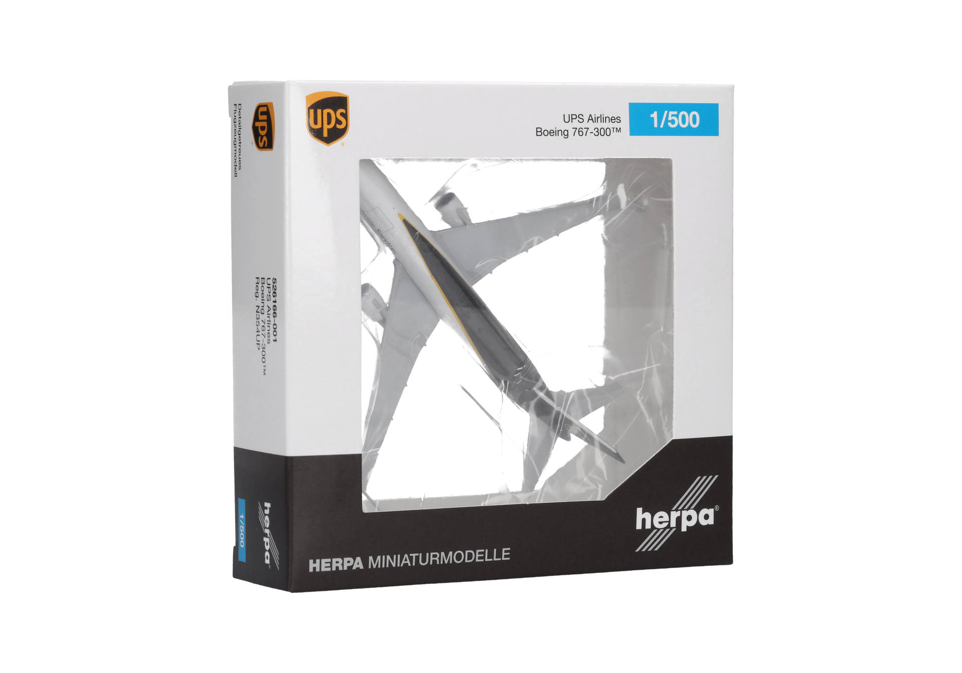 Herpa Wings 526166-001 | UPS Airlines | Boeing 767-300F | N354UP | 1:500