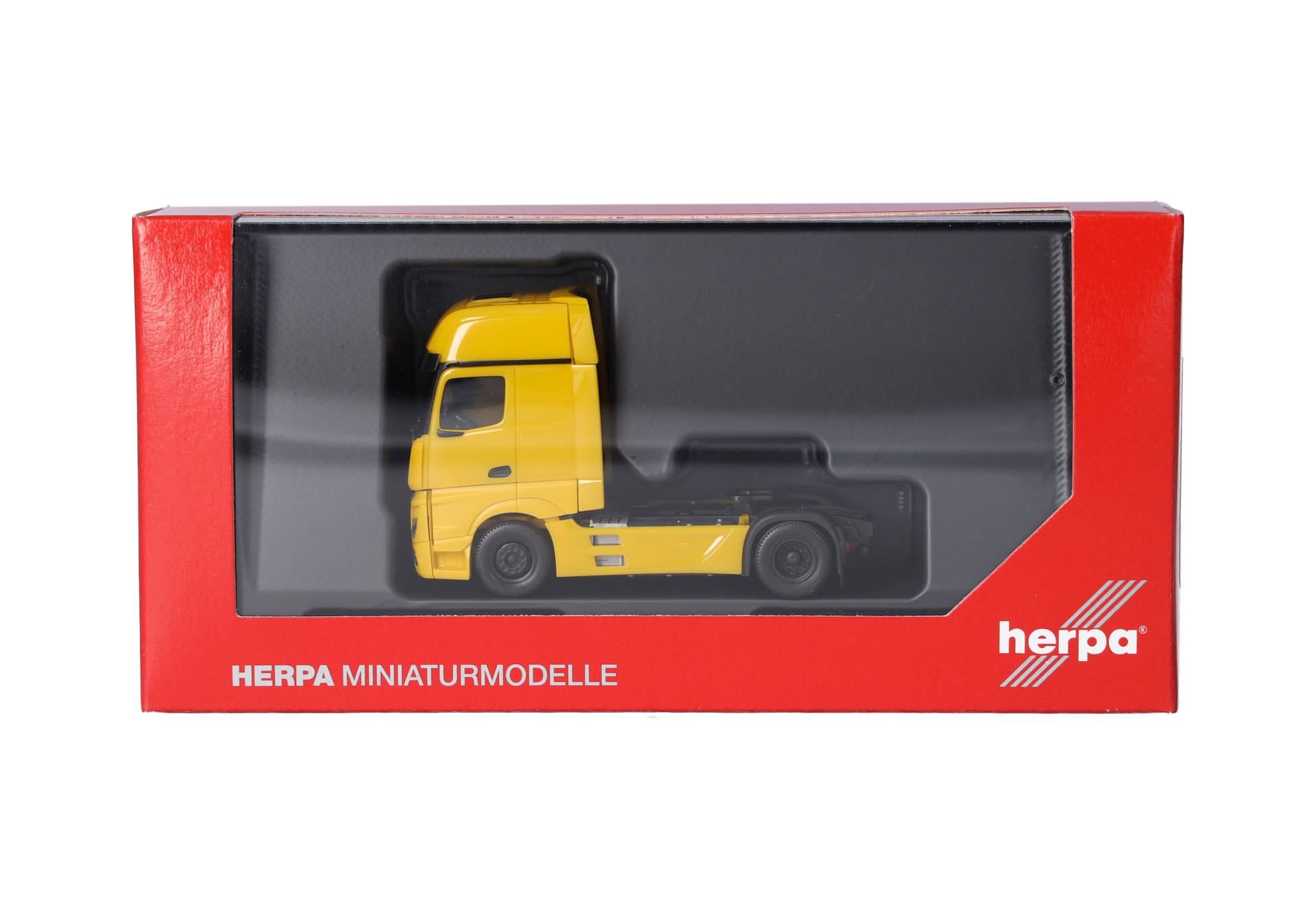 Herpa 317948-002 | MB Actros L 18 Gigaspace 2achs | ginstergelb | 1:87