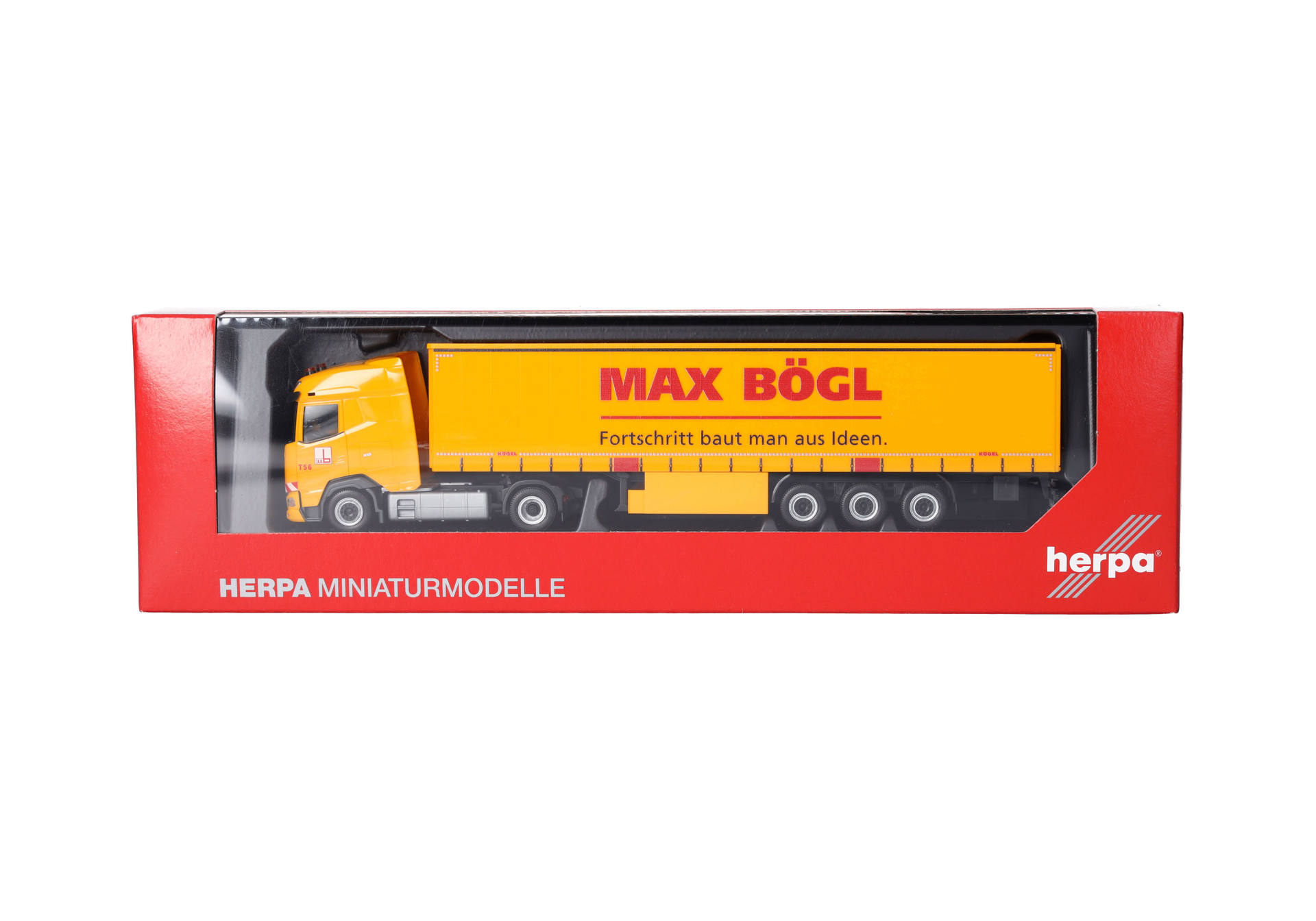 Herpa 320016 | DAF XG Gardinenplanen-Sattelzug "Max Bögl" | 1:87