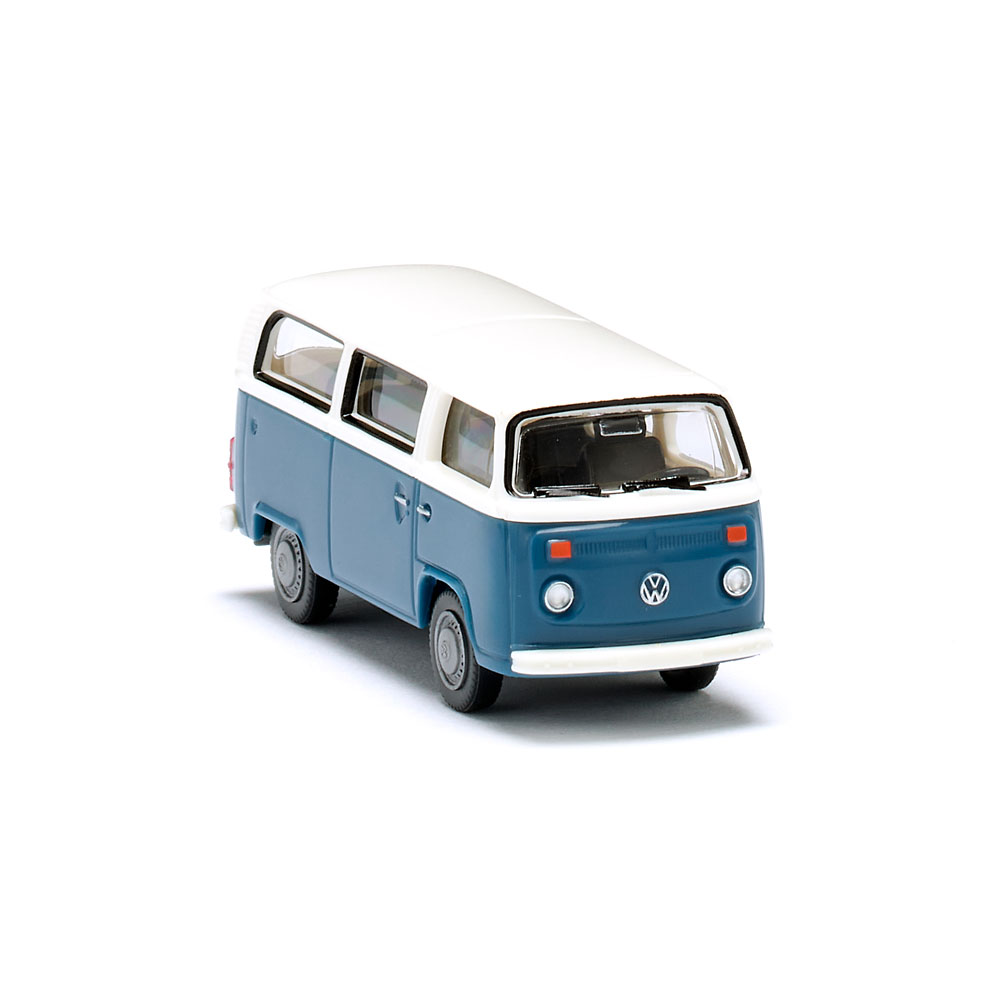 Wiking 031806 | VW T2b Bus | blaugrau/weiß | 1:87
