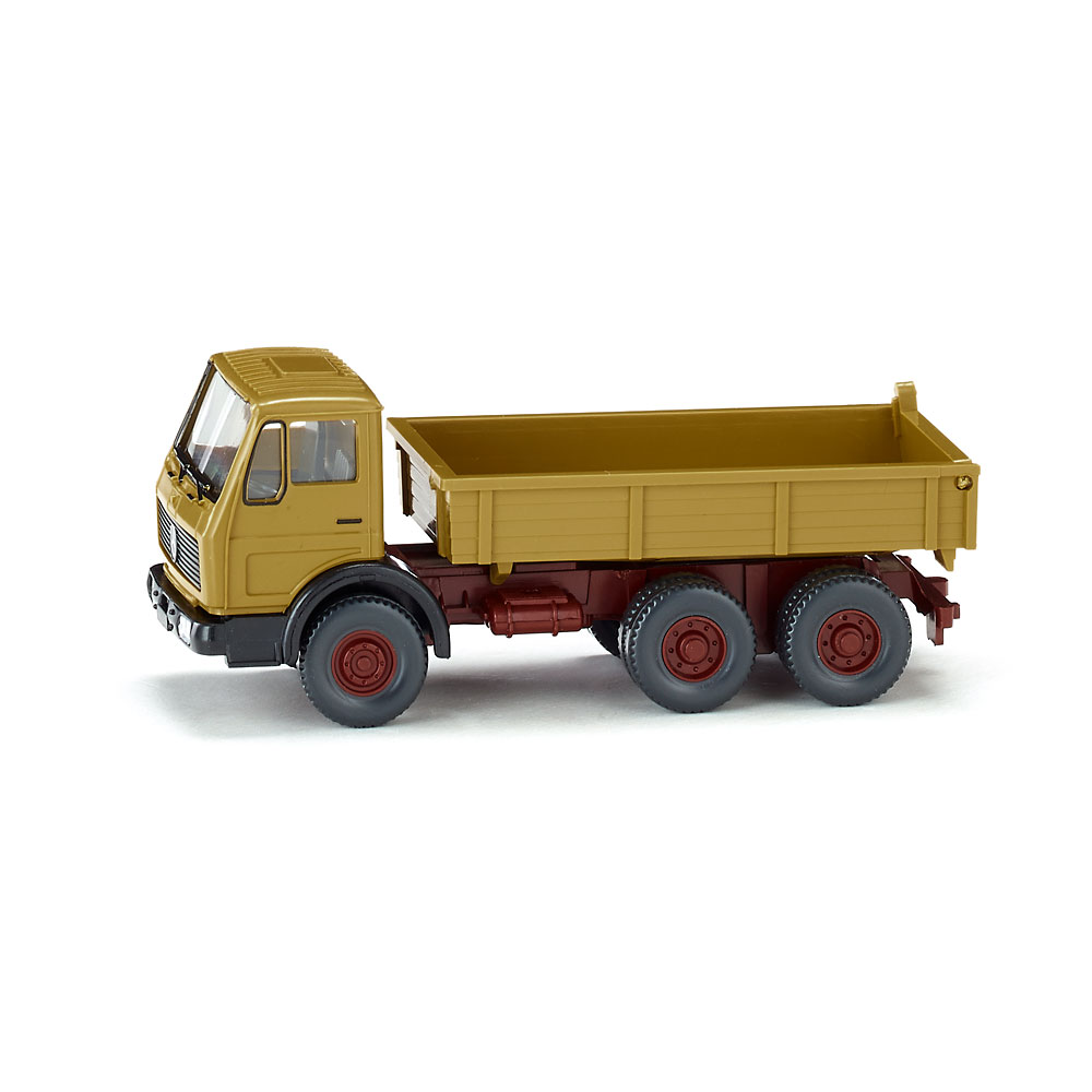 Wiking 042406 | Mercedes Benz NG | Flachpritschenkipper | currygelb | 1:87