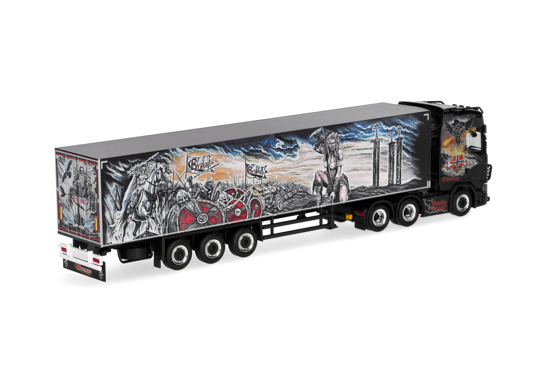 Herpa 321303 | Scania CS 20 Hochdach Kühlkoffer-Sattelzug | Byrknes | 1:87