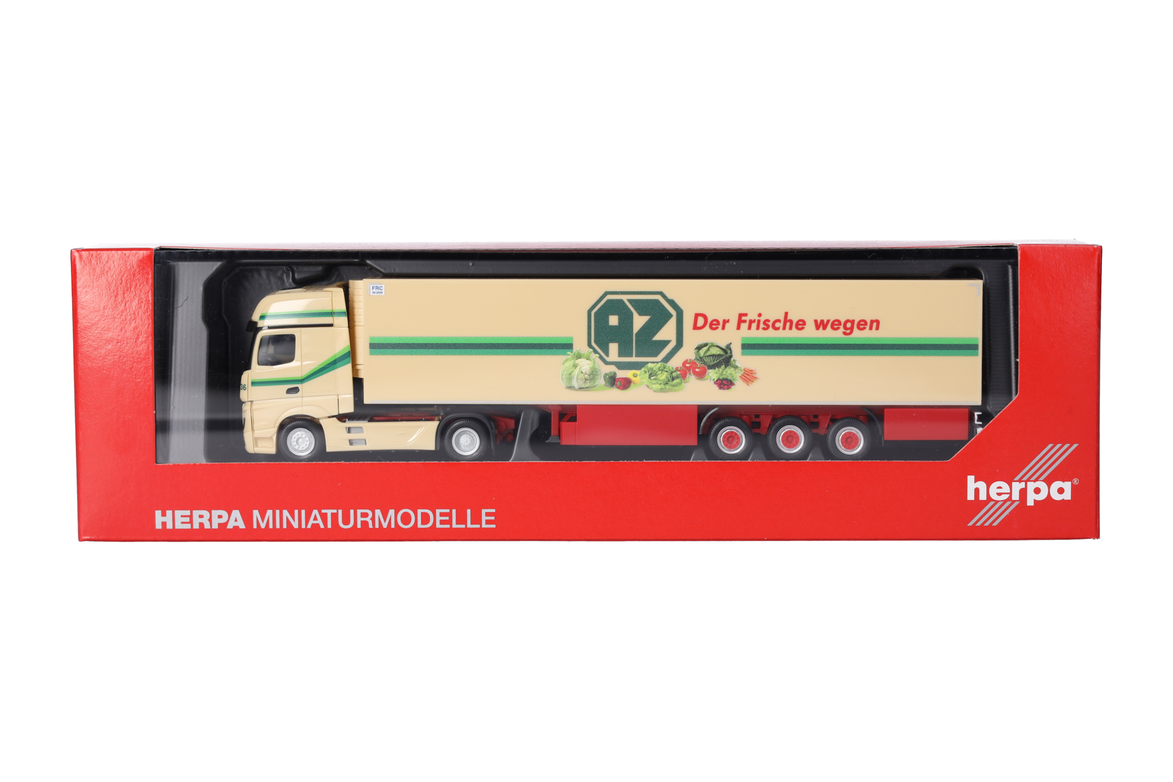 Herpa  318938 | MB Actros L 18 Gigaspace Kühlkoffer-Sattelzug | AZ Kempen | 1:87