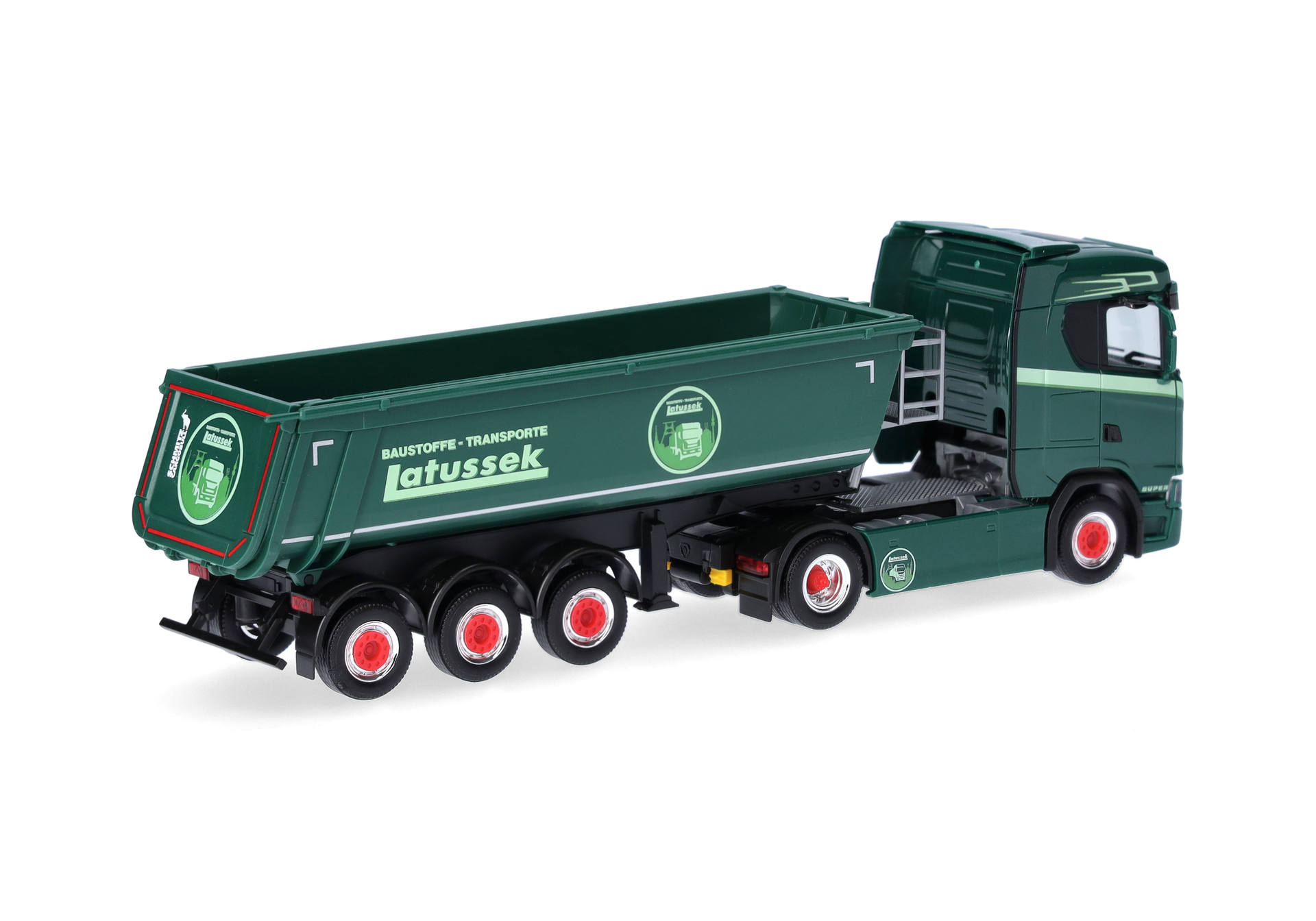 Herpa 320337 | Scania CS 20 ND Rundmulden-Sattelzug | Latussek | 1:87