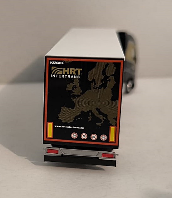 Herpa 957076 | Volvo FH Gl. XL 2020 Lowlinergardinenplanen-Sattelzug | HRT Intertrans  | 1:87