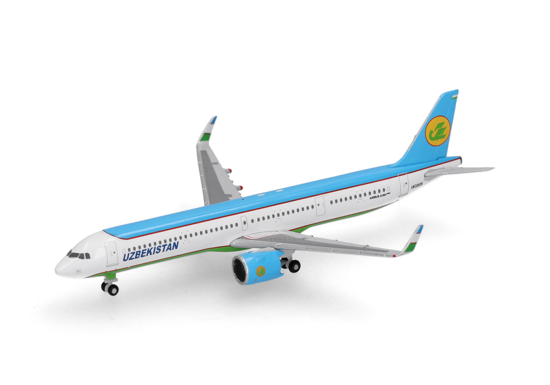 Herpa Wings 539197 | Uzbekistan Airways | Airbus A321neo | UK32105 | 1:500
