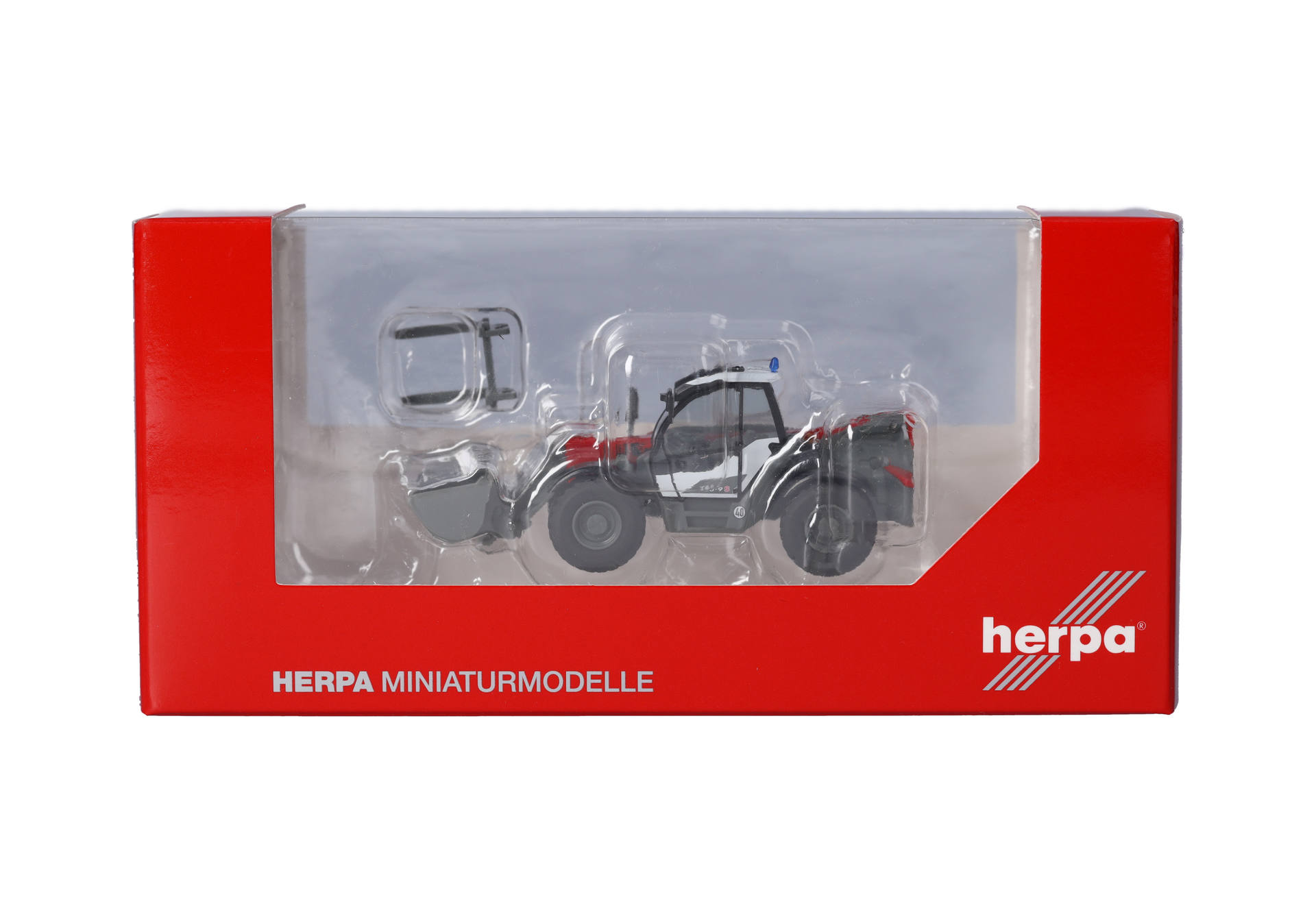Herpa 098700 | Liebherr Teleskoplader T60-9S | Feuerwehr | 1:87