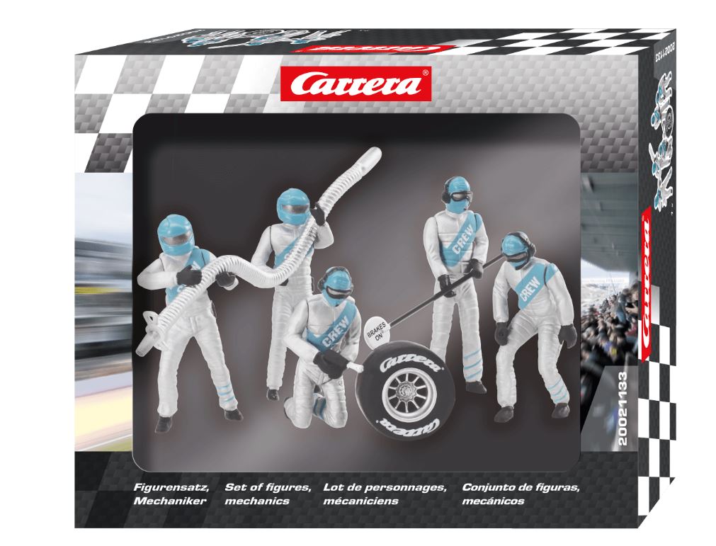 21133 Carrera | Figurensatz Mechaniker | silber