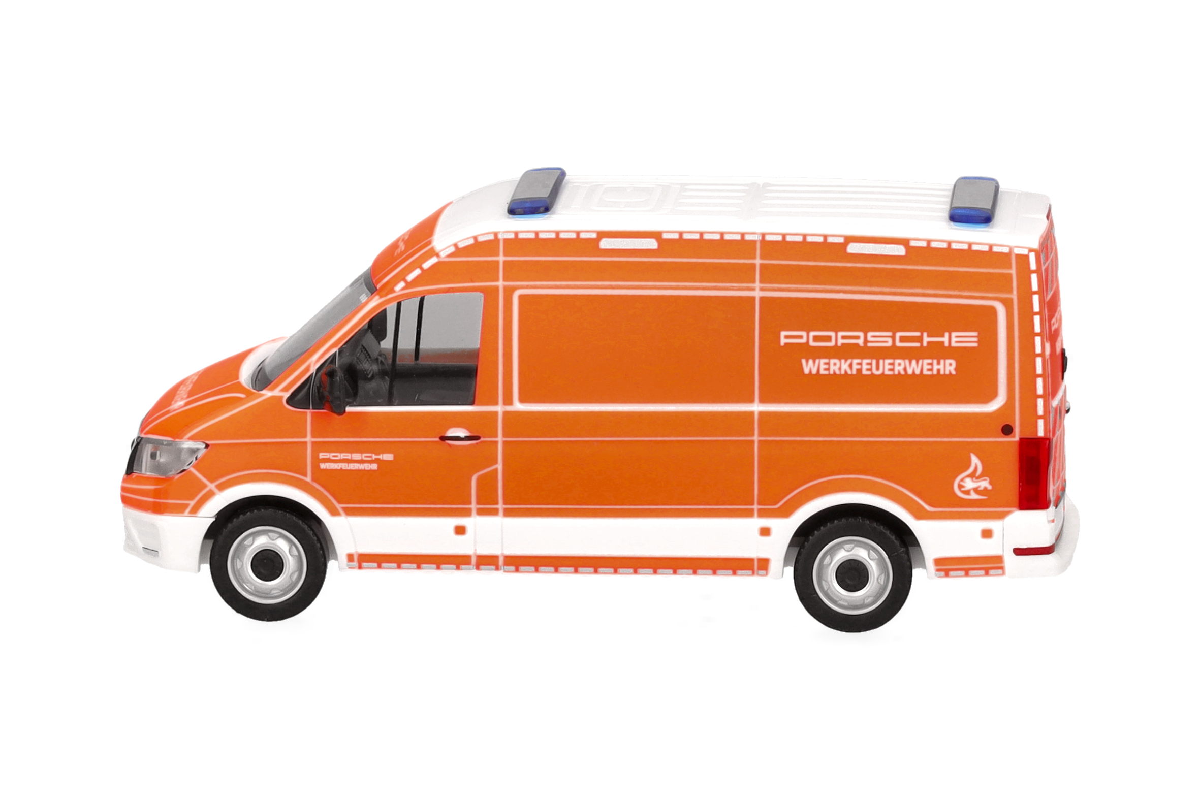 Herpa 098540 | MAN TGE Kasten Hochdach | Werkfeuerwehr Porsche Stuttgart | 1:87