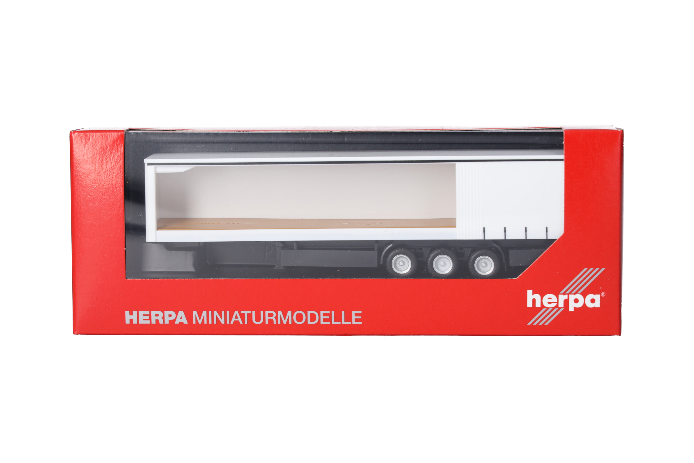 Herpa  075954-002 | Gardinenplanenauflieger | seitlich offen | 3achs | 1:87