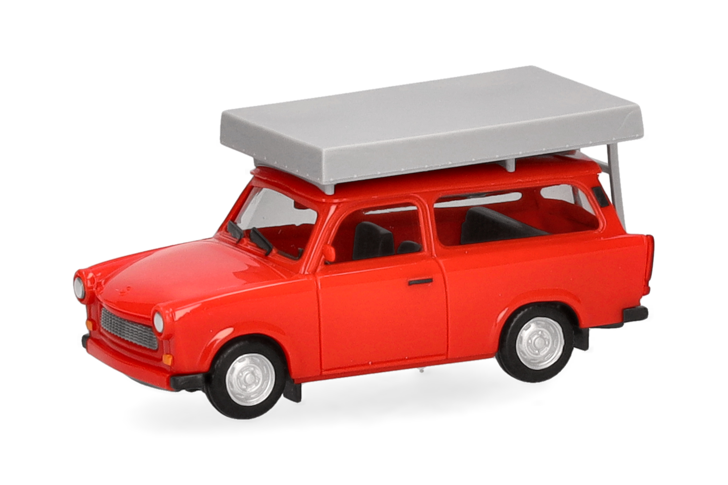 Herpa 024181-004 |  Trabant 601 Universal | knallrot mit Dachzelt | 1:87