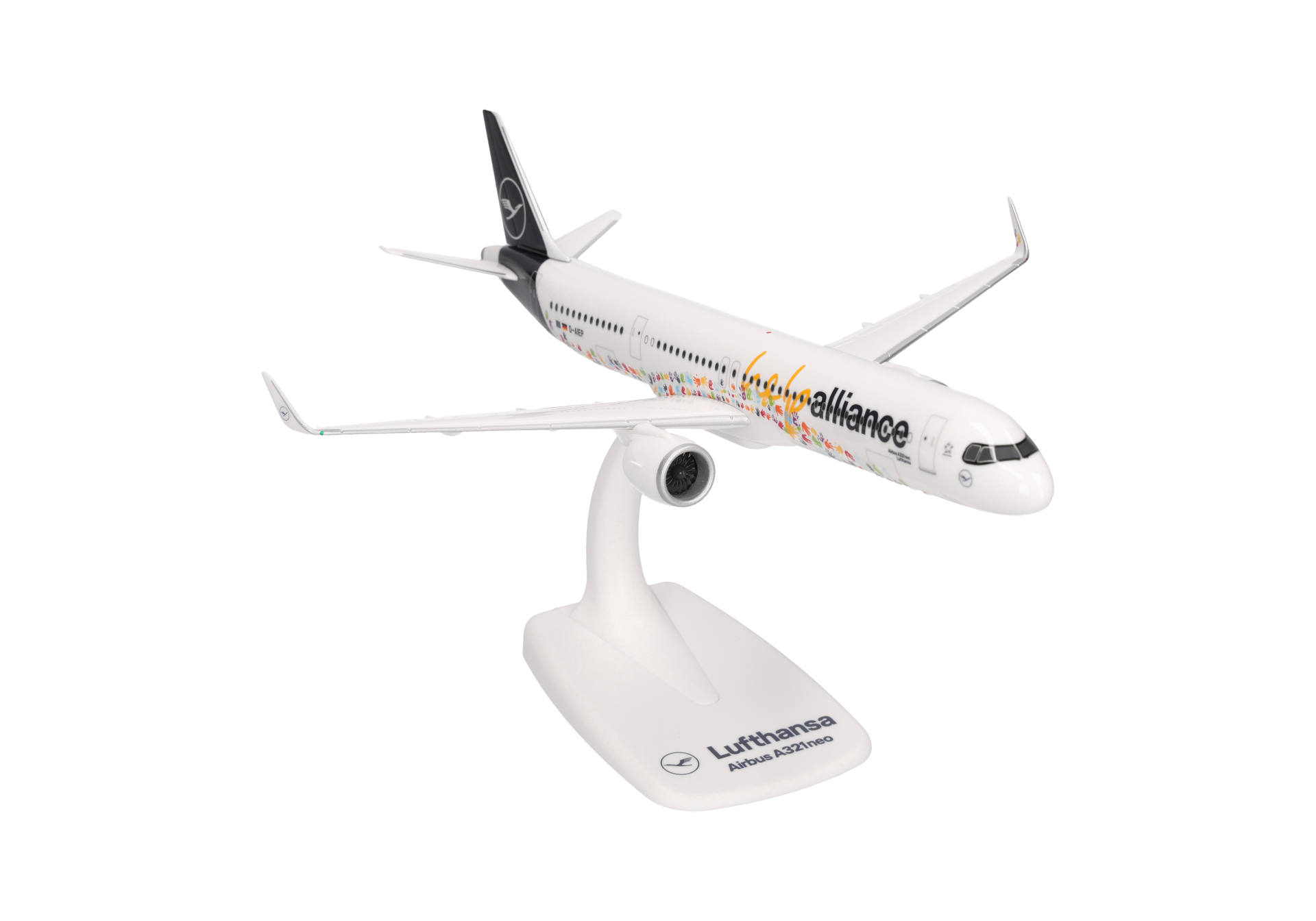 Herpa Wings SF 614832 | Lufthansa Airbus A321neo | Help Alliance - D-AIEP | 1:200