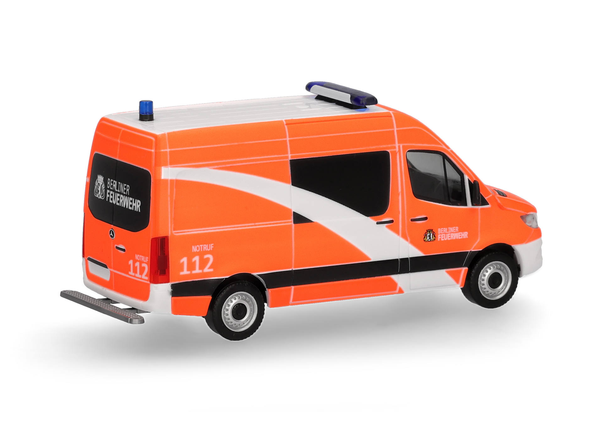 Herpa 099240 | MB Sprinter 18 Kasten Hochdach NKTW | Berliner Feuerwehr | 1:87