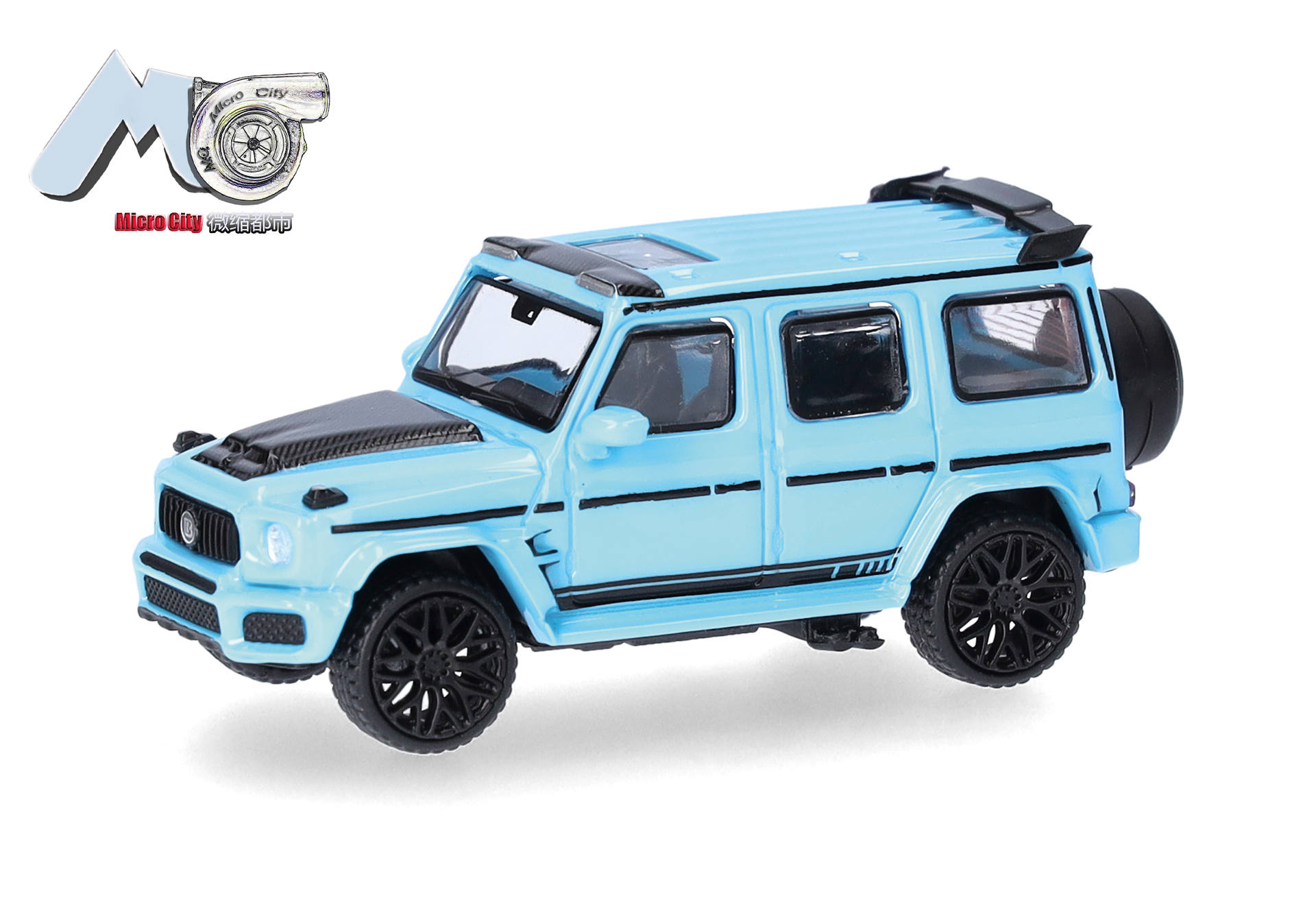 Herpa MicroCity 87MC000162 | Brabus G800 | hellblau | 1:87