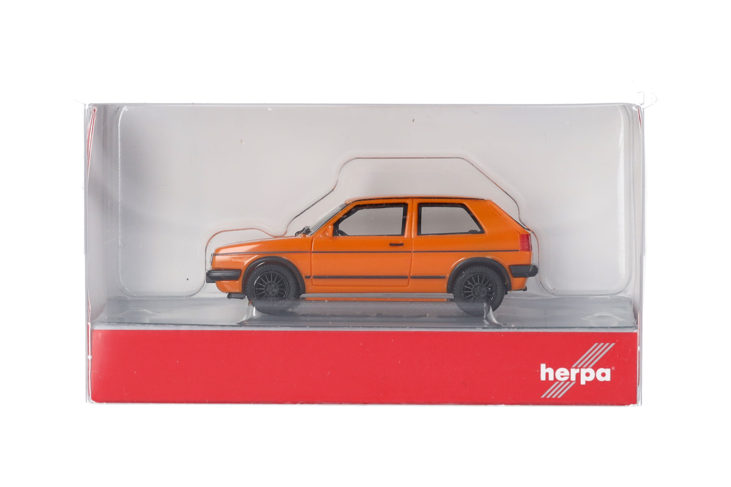 Herpa 420846-003 | Volkswagen (VW) Golf II GTI | tieforange  | 1:87