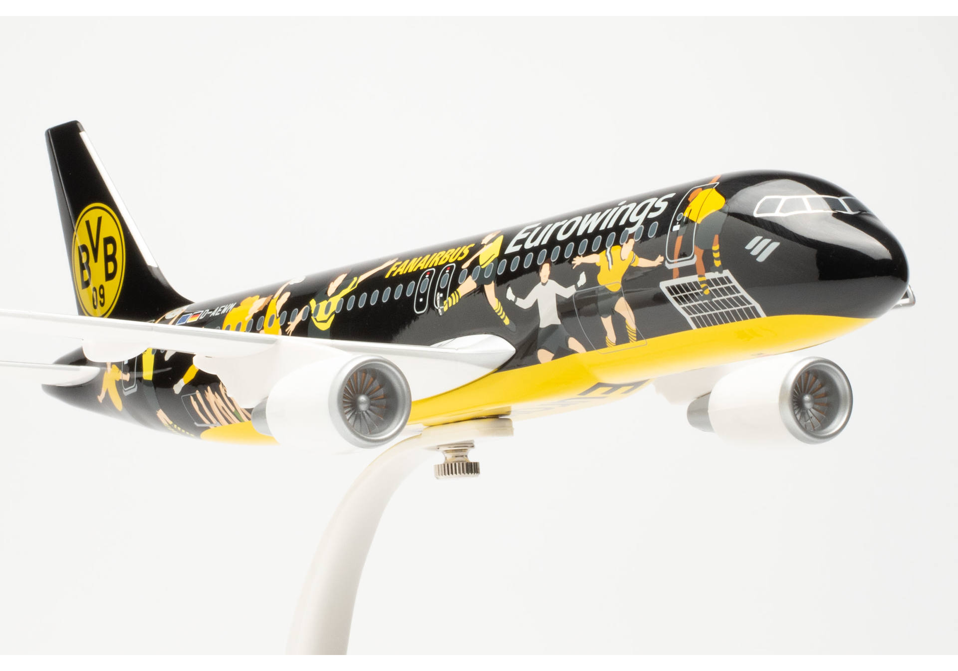 Herpa Wings SF 613934 | Eurowings Airbus A320 | BVB Fanairbus | D-AEWM | 1:100