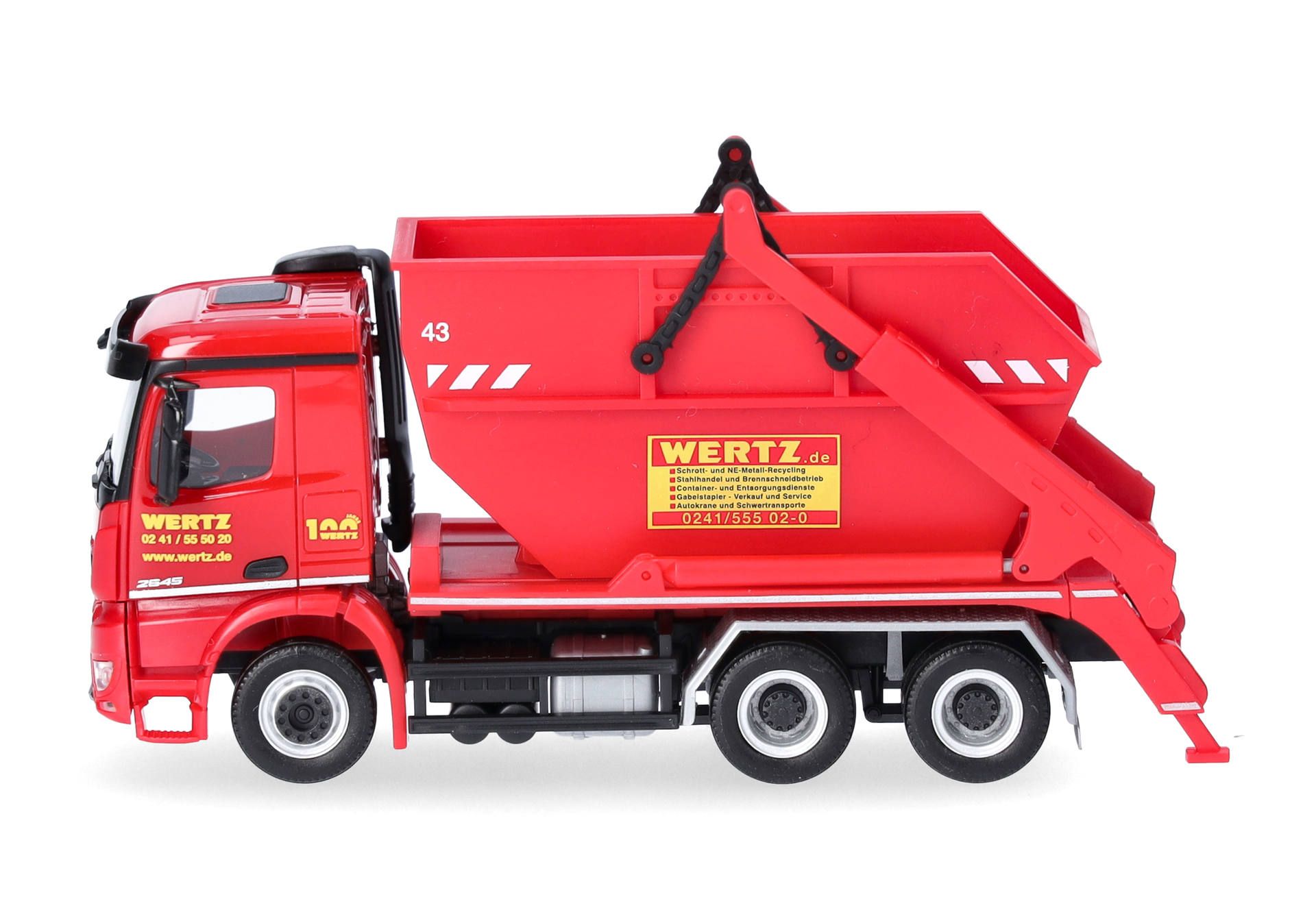 Herpa 317856 | Mercedes-Benz Arocs M Absetzkipper AK16 | Wertz | 1:87