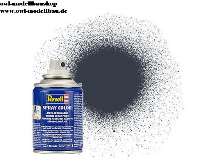 Revell Spray Color, 100 ml - 32 verschiedene Sprayfarben-34178, matt, panzergrau