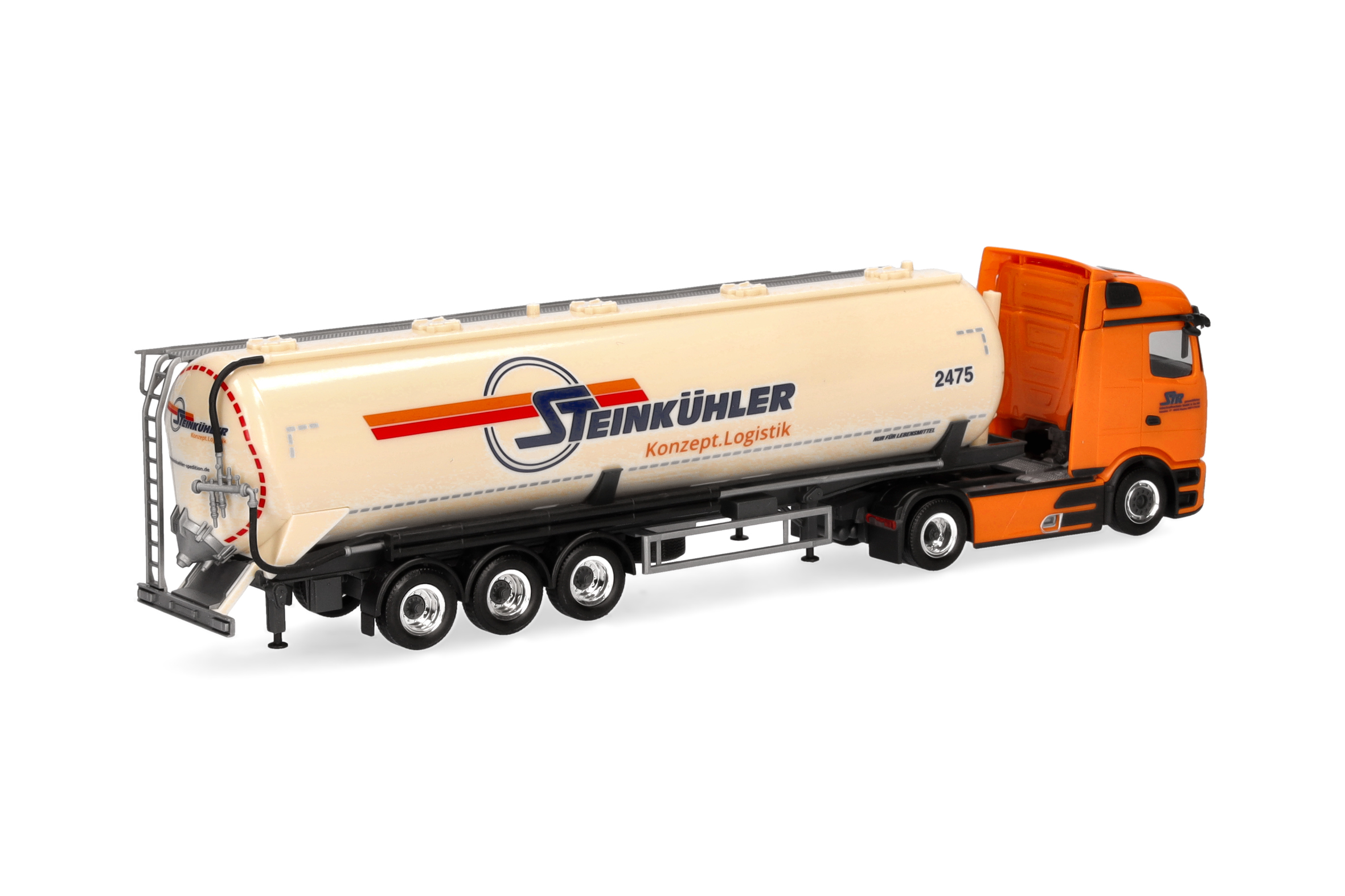 Herpa 319188 | MB Actros Procabin Streamspace | Silo-Sattelzug | Steinkühler | 1:87
