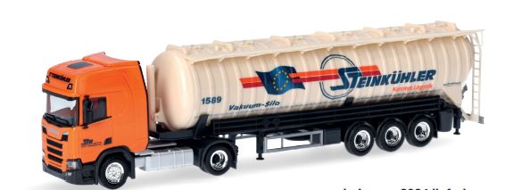 Herpa 953948 | SCANIA CR20 HD Saugsilo-Sattelzug | Steinkühler | 1:87