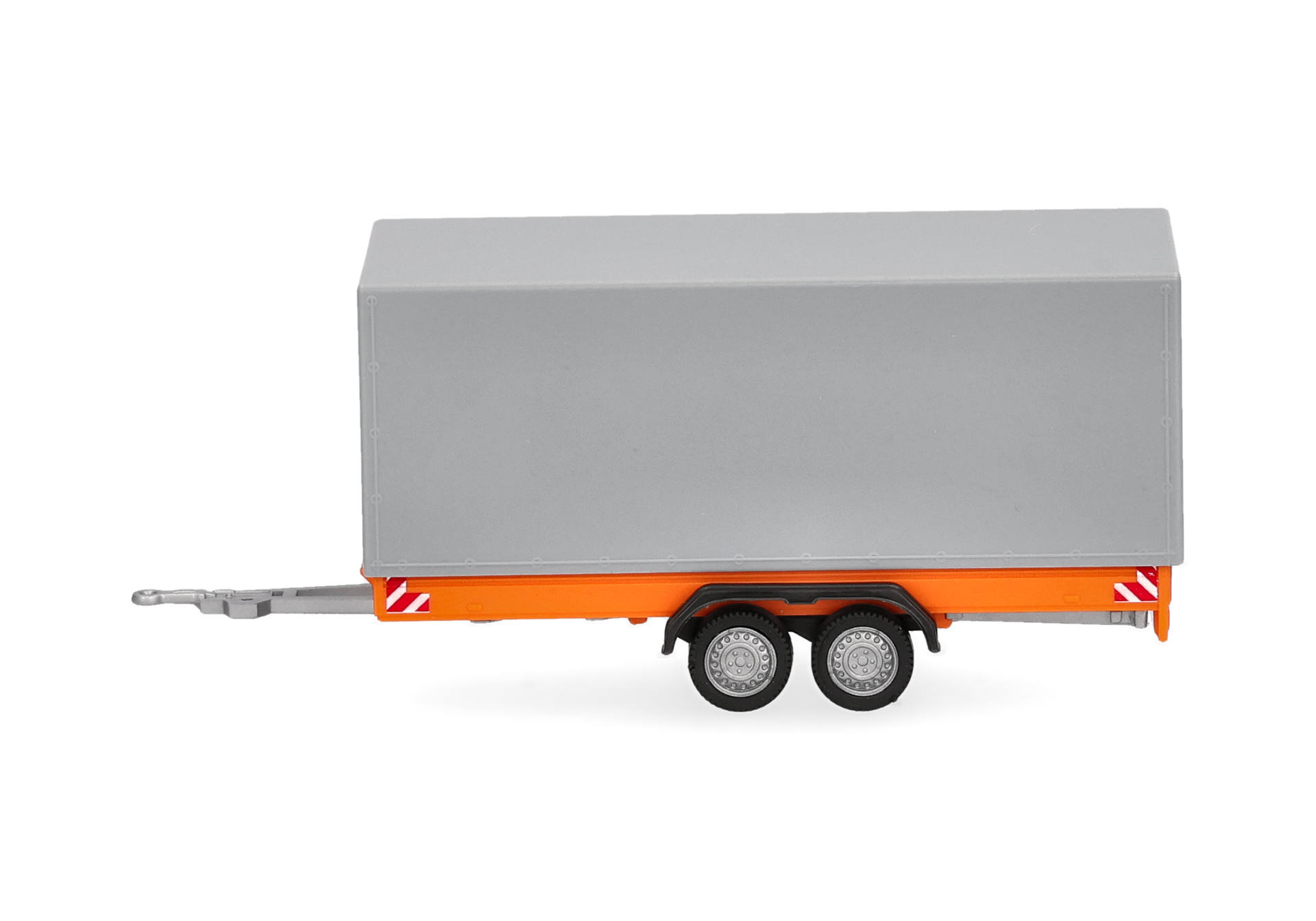 Herpa 055468 | LKW Tandem-Planenanhänger | orange/grau | 1:87