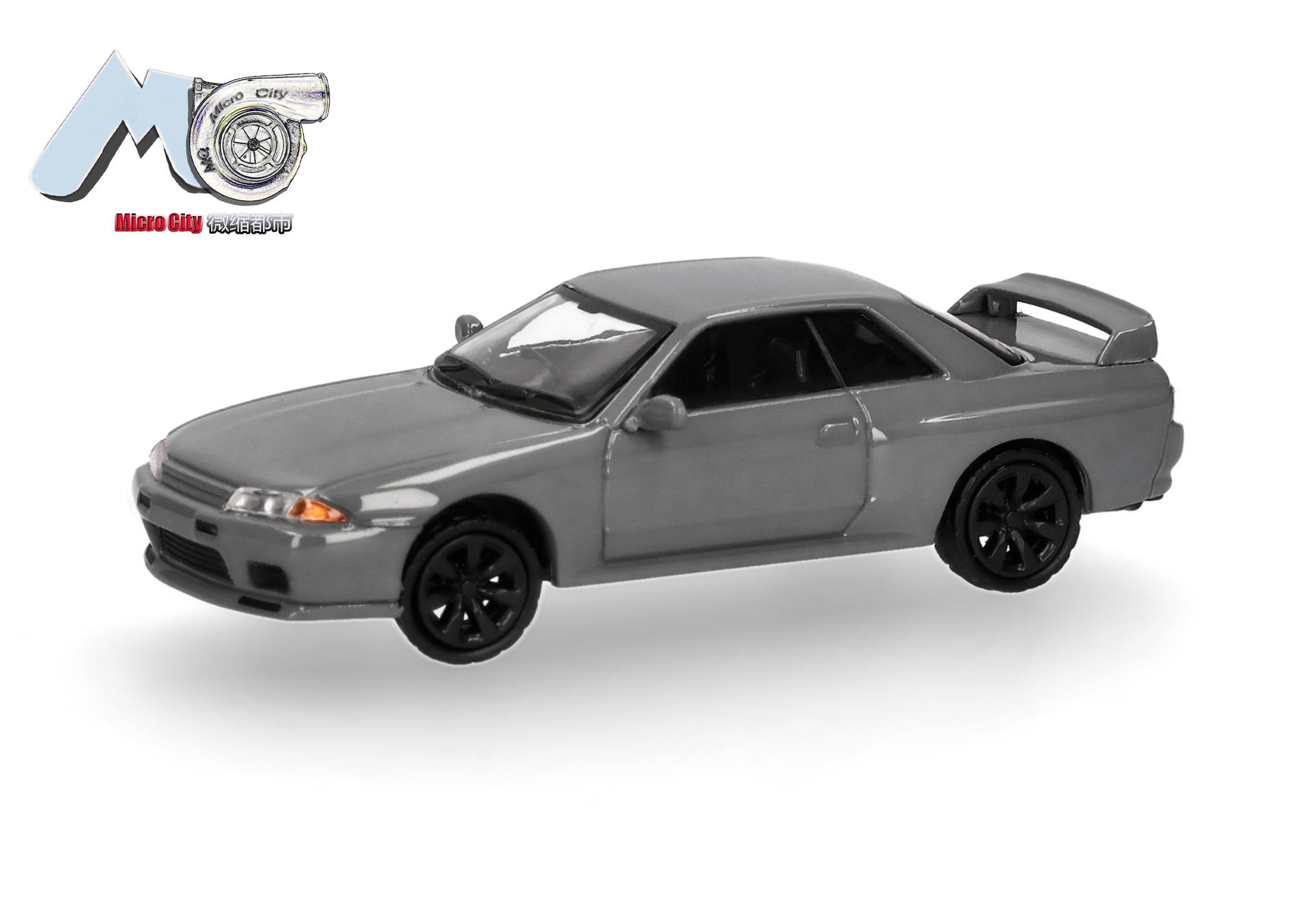 Herpa MicroCity 87MC000094 | Nissan Skyline GTR32 | grau | 1:87