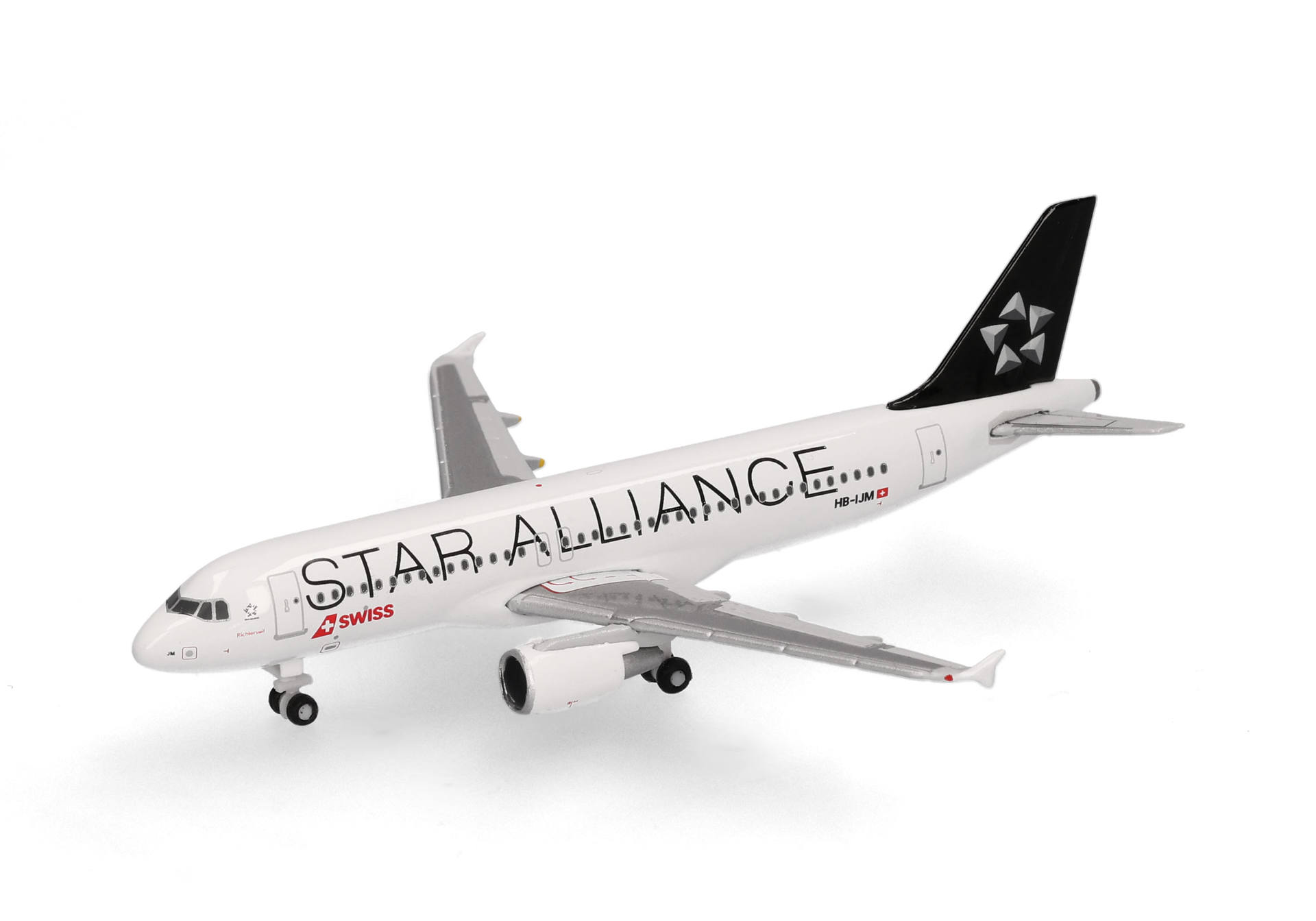 Herpa Wings 539463 | Swiss International Air Lines | Airbus A320 | Star Alliance | 1:500