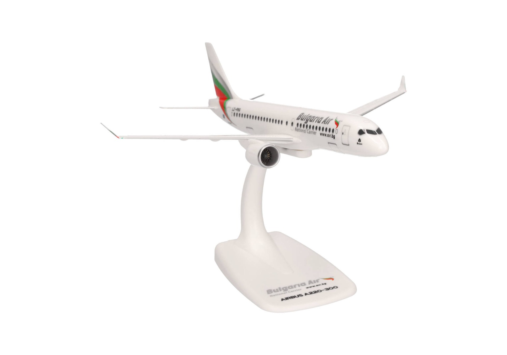 Herpa Wings SF 613811 | Bulgaria Air | Airbus A220-300 | LZ-PRG | 1:200