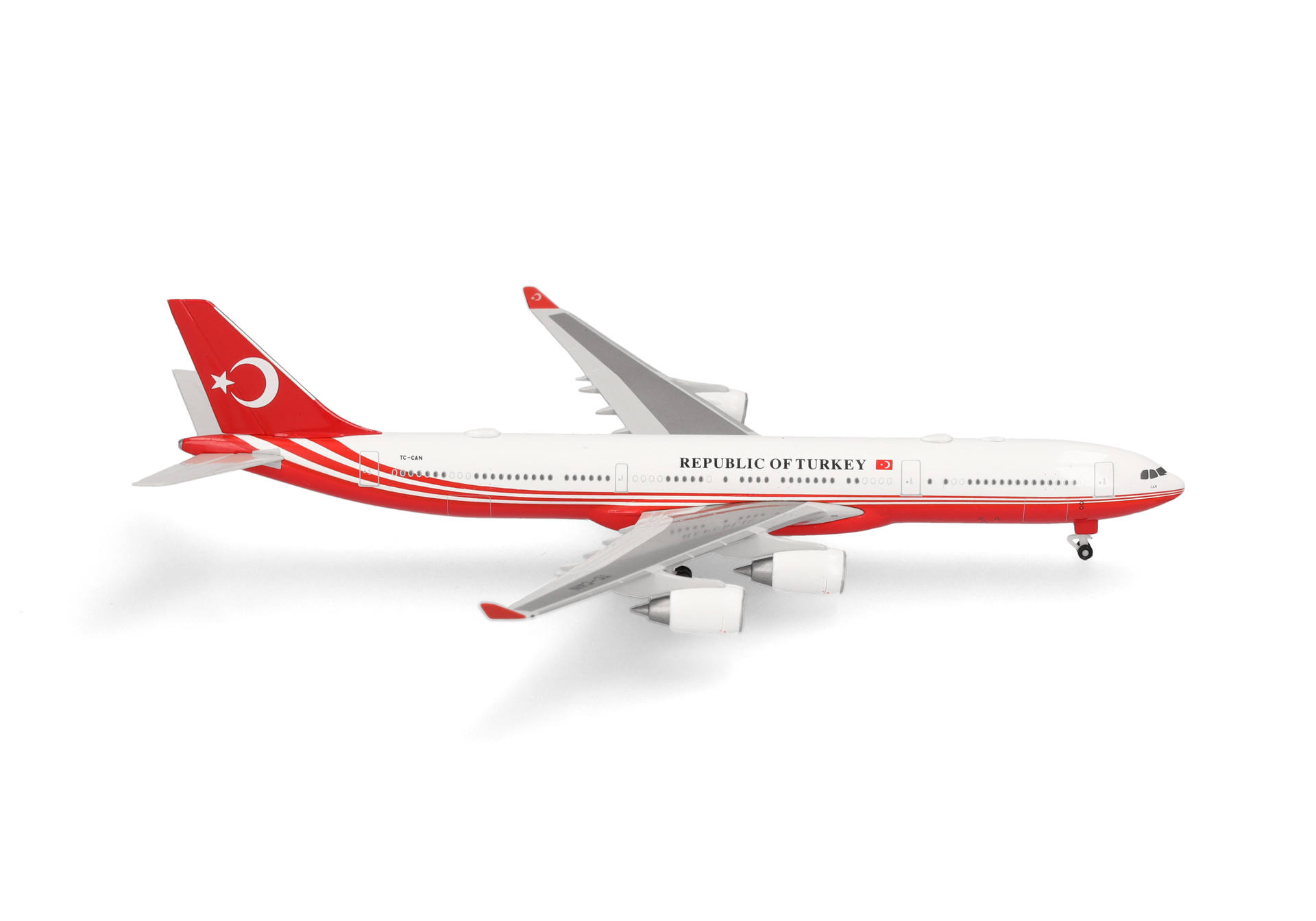 Herpa Wings 538930 | Turkey Government Airbus A340-500 | TC-CAN | 1:500