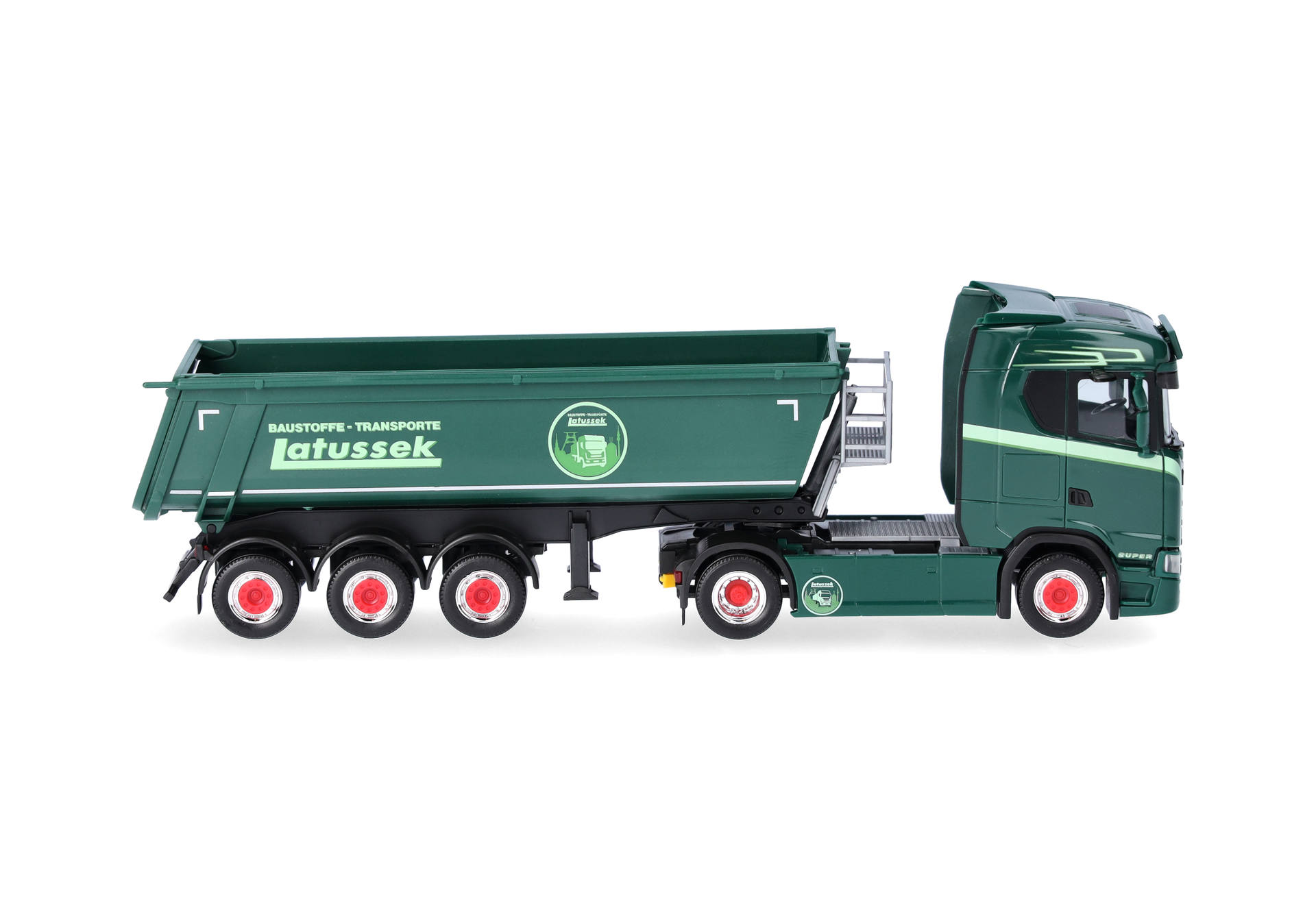 Herpa 320337 | Scania CS 20 ND Rundmulden-Sattelzug | Latussek | 1:87