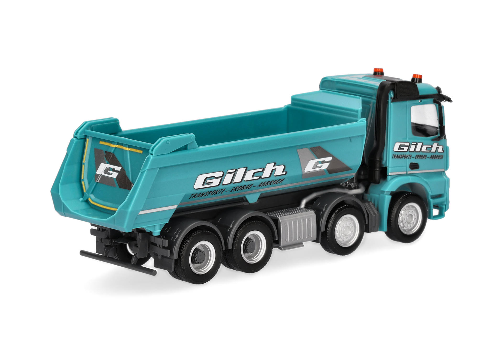 Herpa 321174 | MB Arocs Rundmulden-LKW | Gilch Erdbau und Transport | 1:87
