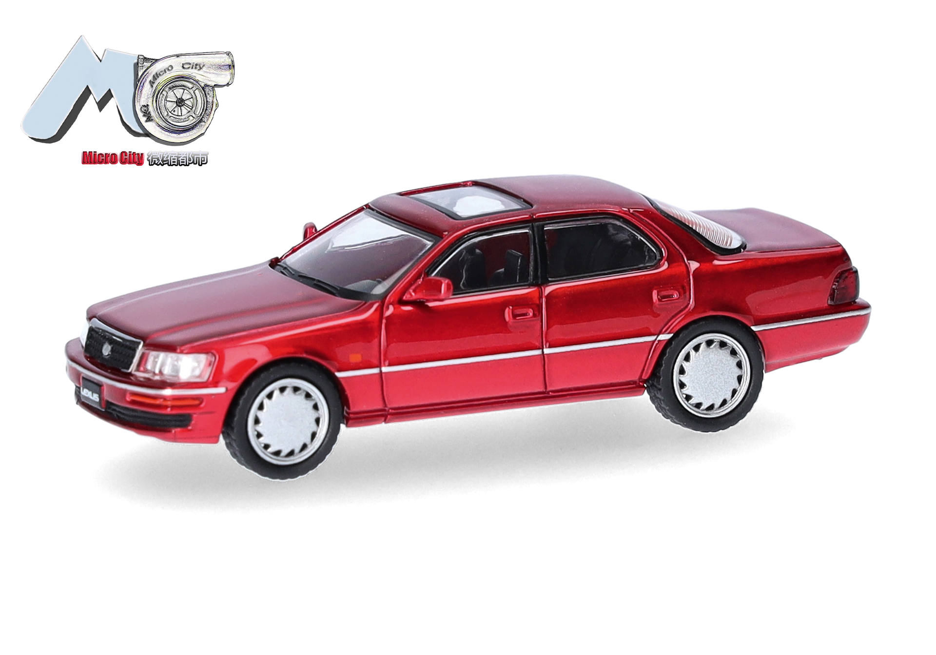 Herpa MicroCity 87MC000132 | Lexus LS 400 | rot | 1:87