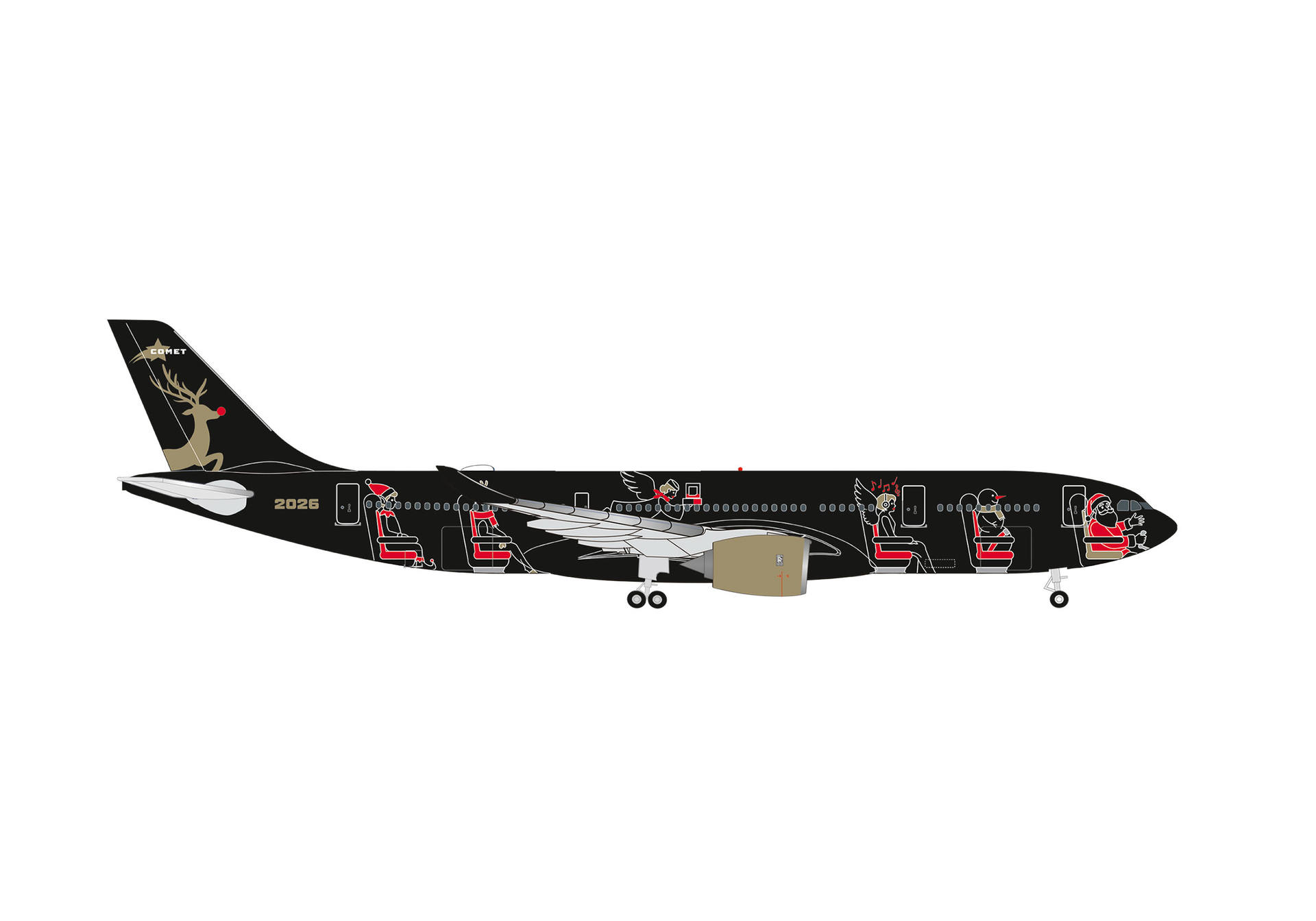 Herpa Wings 539692 | Christmas 2026 | Airbus A330-800neo | Comet | 1:500