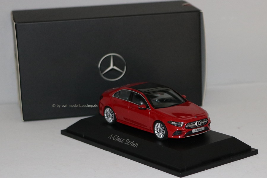 B66960430 | Mercedes A-Klasse  | 2018 | AMG Line | V177 | Jupiter rot | 1:43