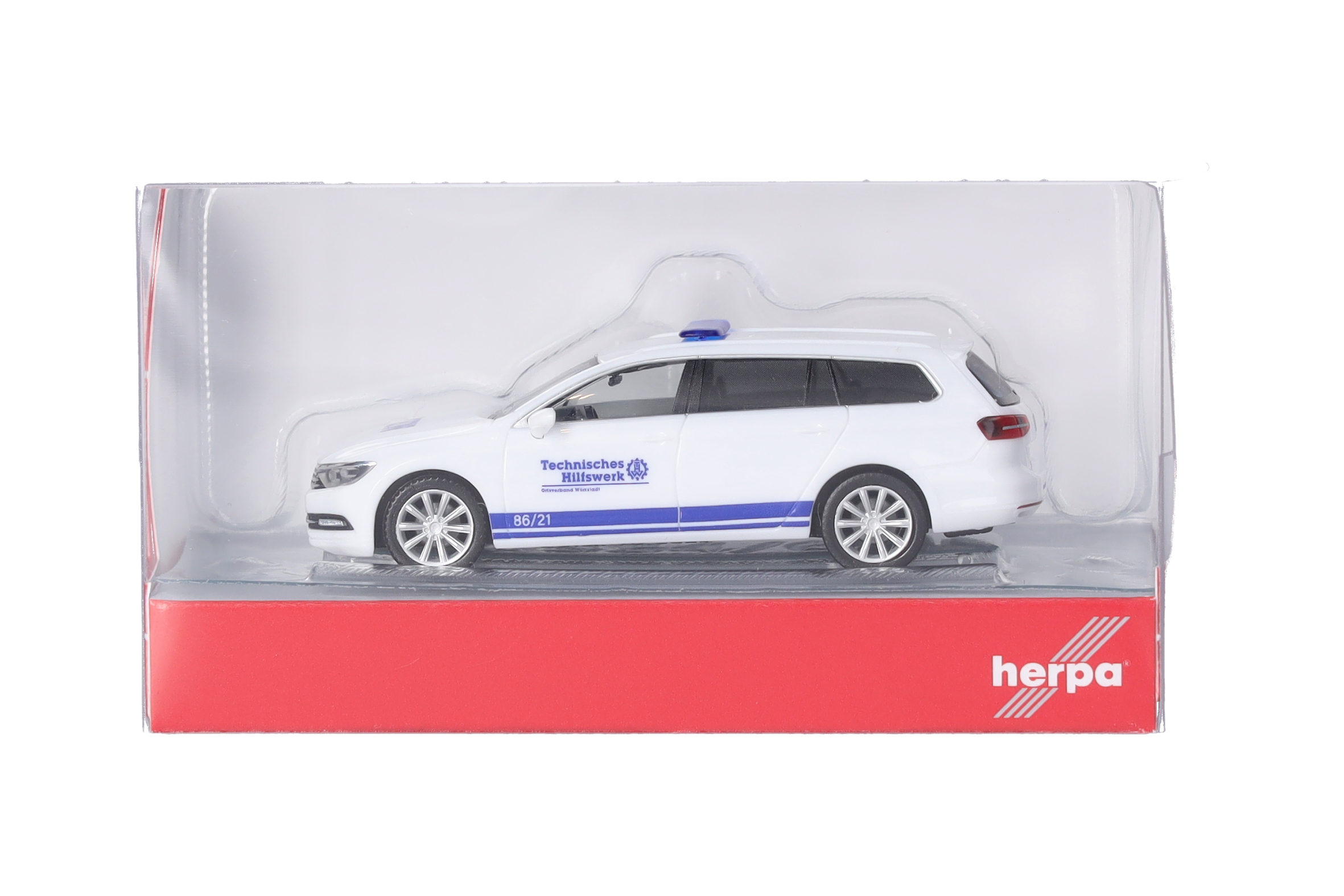 Herpa 098595 | Volkswagen (VW) Passat Variant | THW Wörrstadt | 1:87