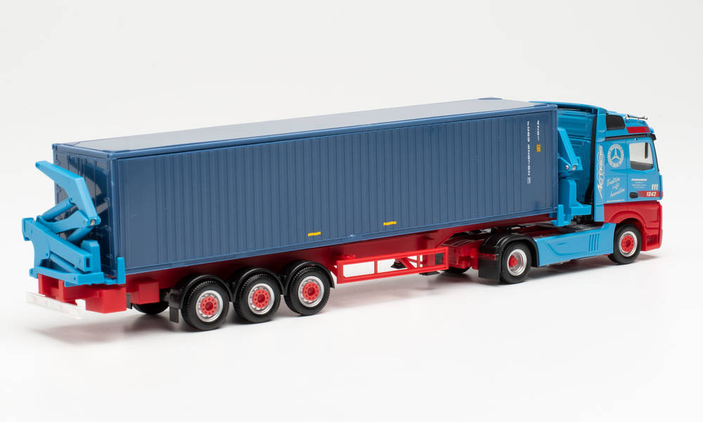 Herpa 313919 - Mercedes-Benz Actros Container-Seitenlader - Frankenbach. 1:87