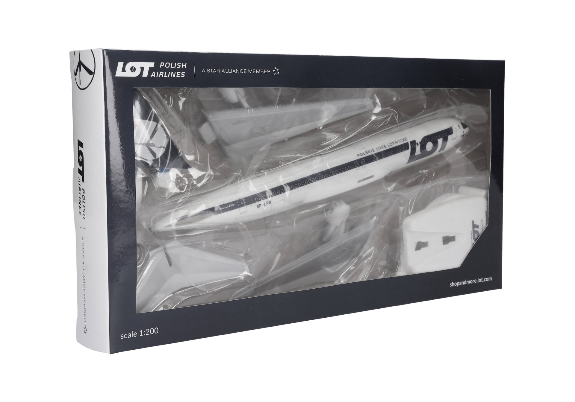 Herpa Wings SF 614801 | LOT Polish Airlines | Boeing 767-300 | SP-LPB | 1:200