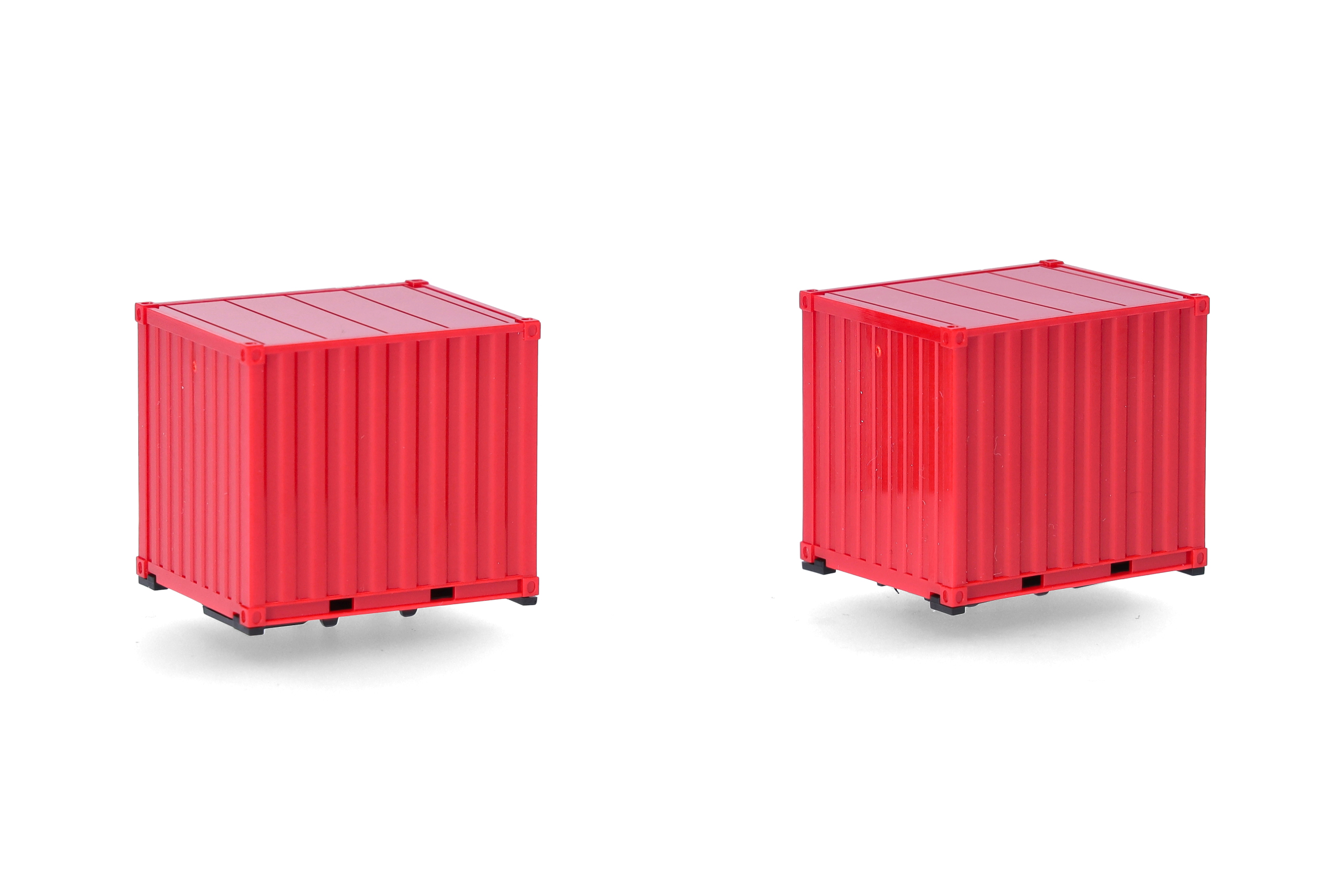 Herpa Zubehör 053594-004 | 2x 10ft Container | rot | 1:87