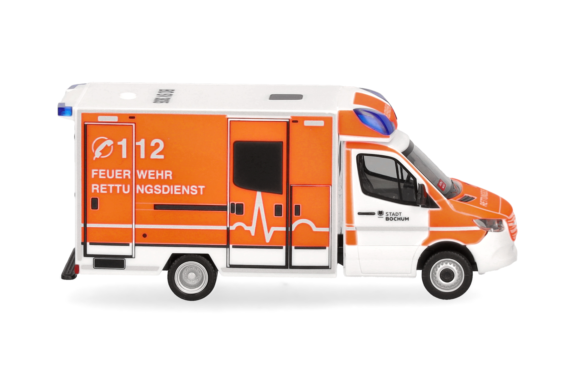 Herpa 097116 | Mercedes-Benz Sprinter '18 Rettungswagen | Feuerwehr Bochum | 1:87
