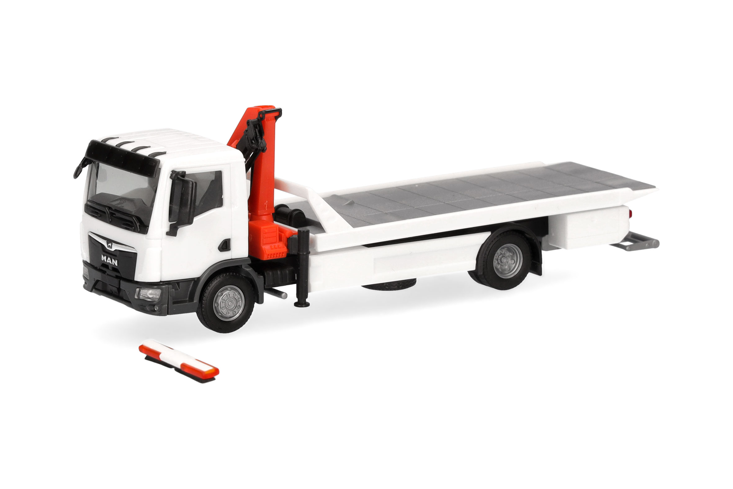 Herpa MiniKit 014052 | MAN TGM Plateau-Abschlepp-LKW mit Kran | 1:87