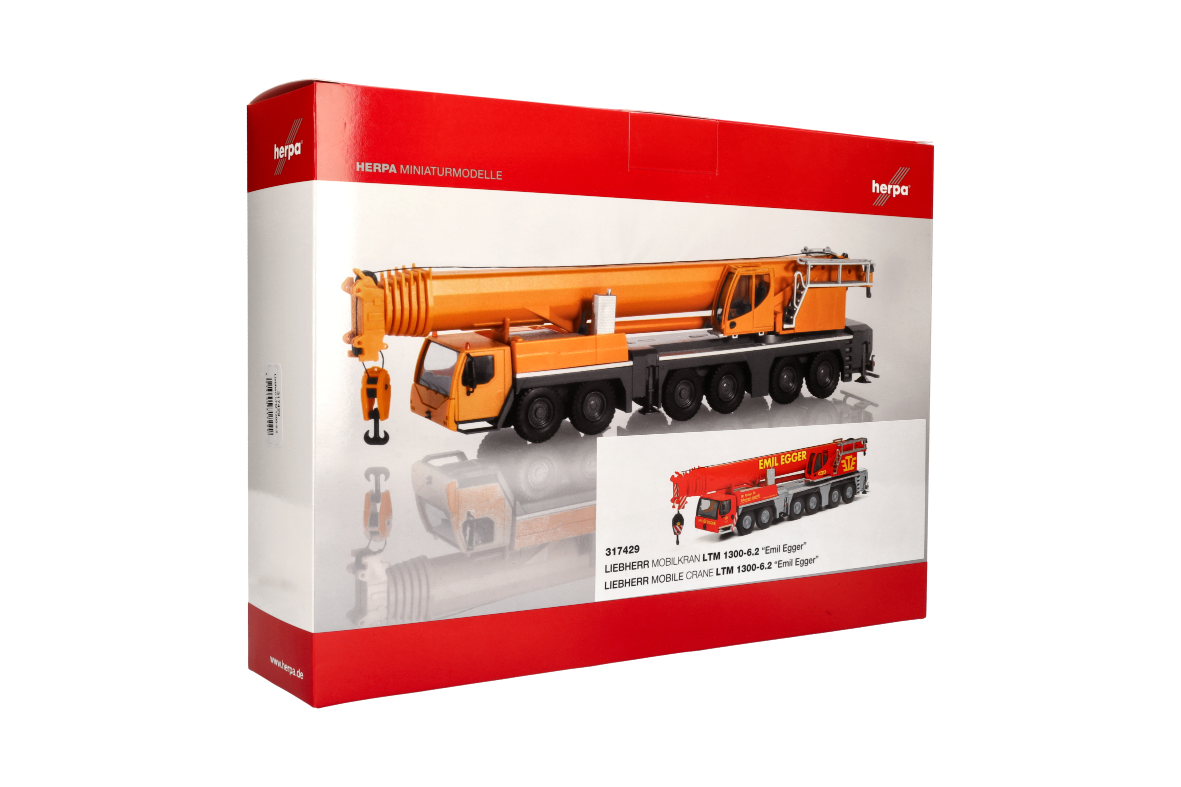 Herpa 317429 | Liebherr Mobilkran LTM 1300-6.2 | Emil Egger  | 1:87