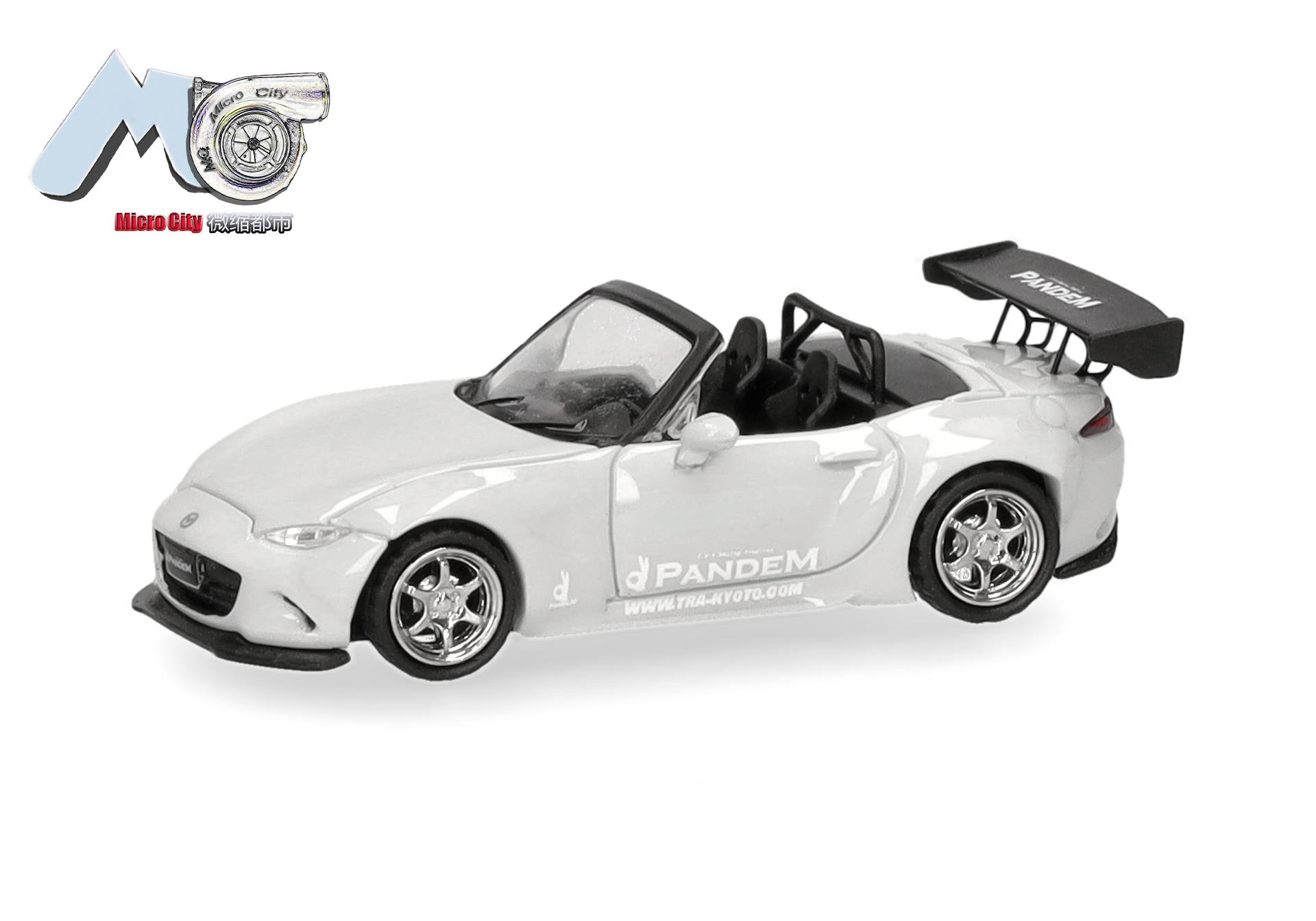 Herpa MicroCity 87MC000130 | Mazda MX-5 Rocket Bunny | grau | 1:87