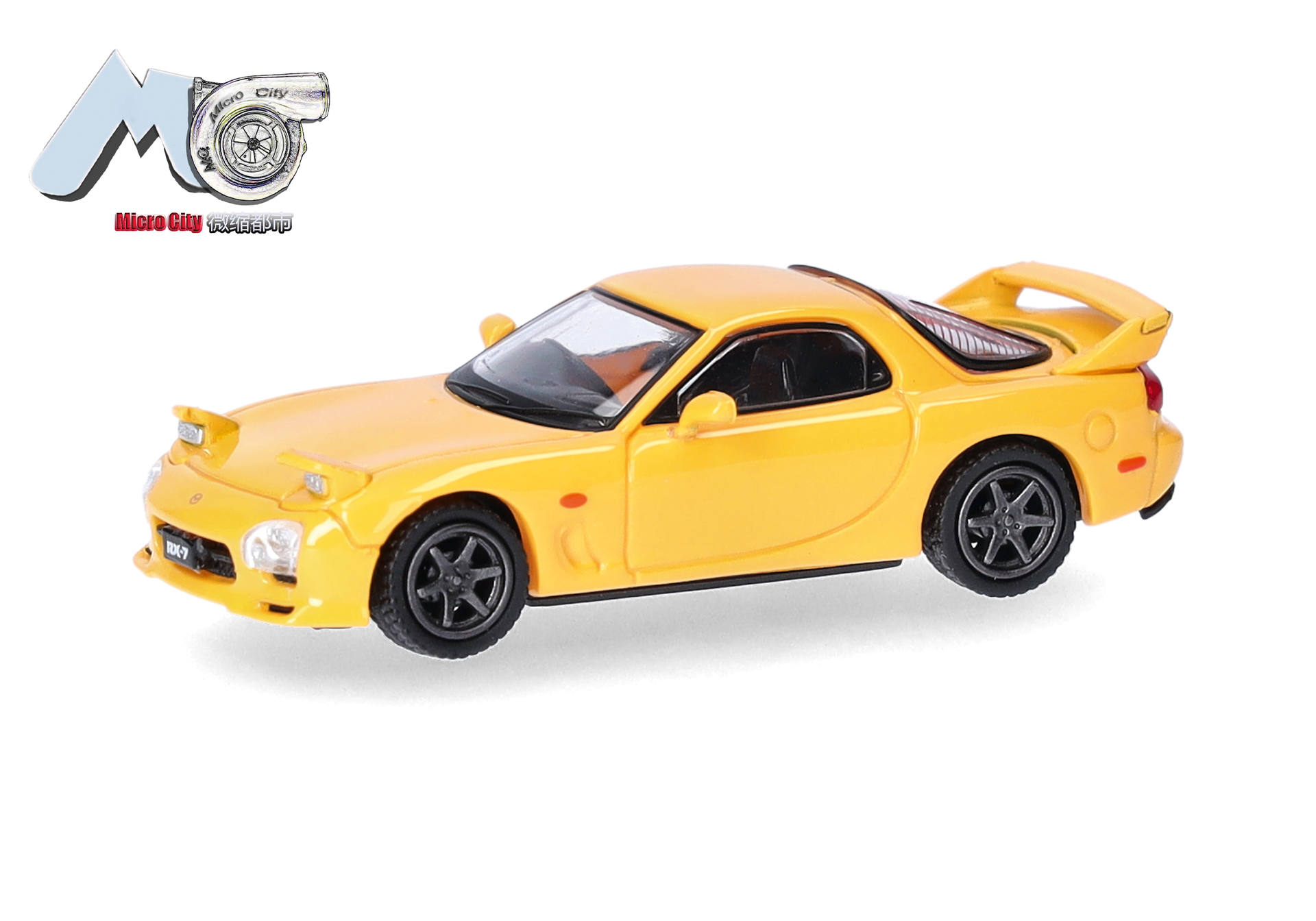 Herpa MicroCity 87MC000154 | Mazda RX-7 | gelb | Rechtslenker | 1:87