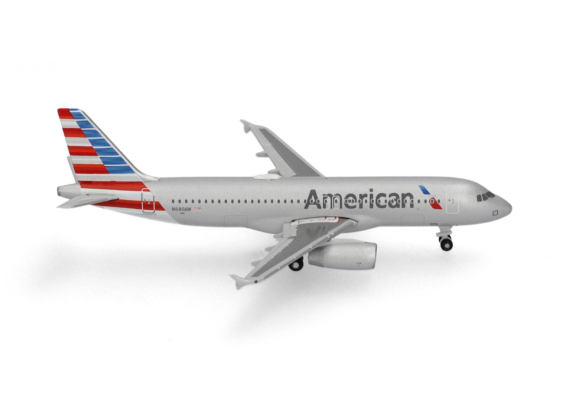 Herpa Wings 538879 | American Airlines Airbus A320 - N680AW | 1:500