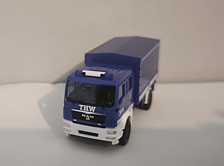 Herpa 962247 | MAN TGM Mehrzweckkraftwagen (MzKW) | THW Fürth | 1:87