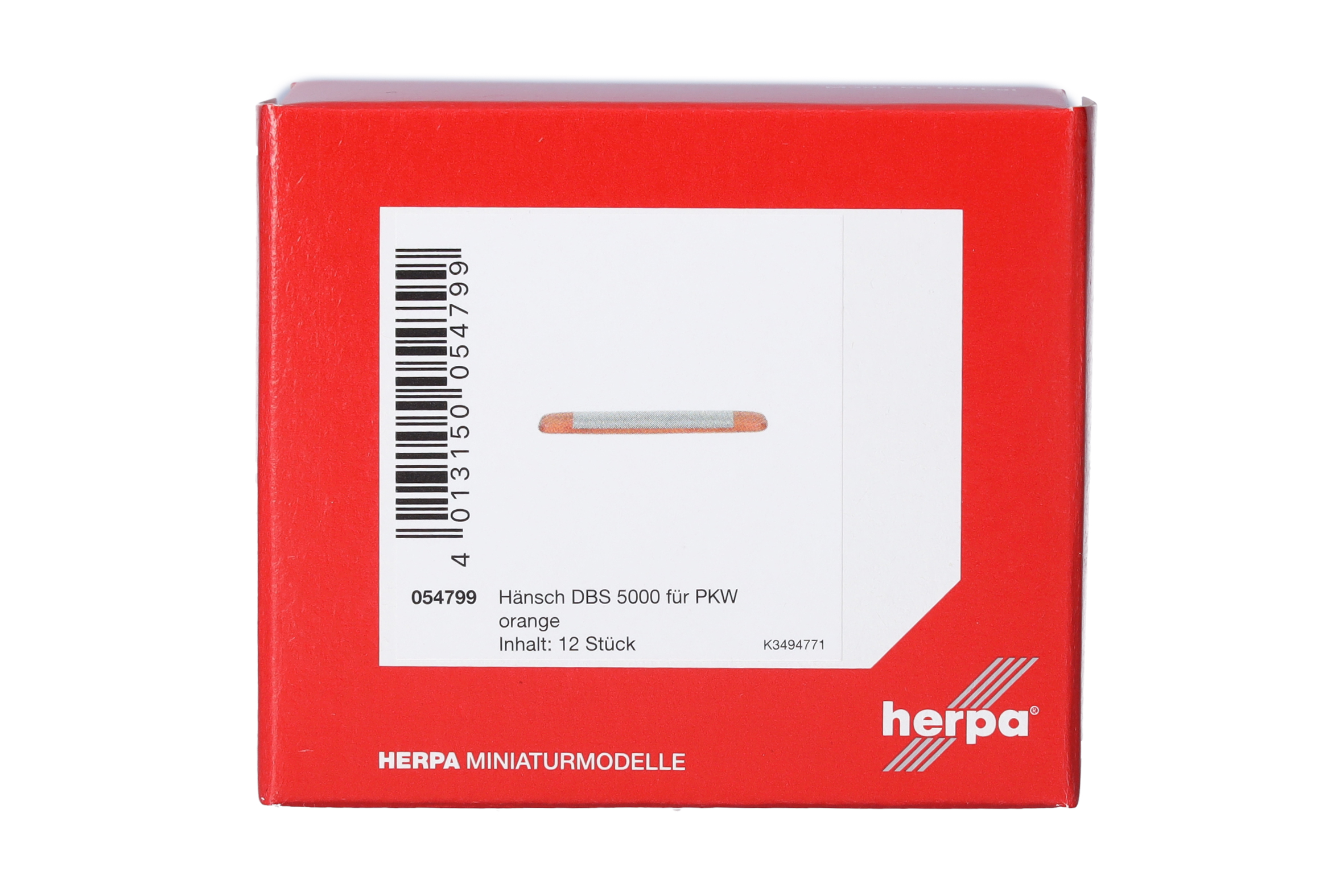 Herpa Zubehör 054799 | Hänsch DBS 5000 für PKW |orange transparent | 1:87
