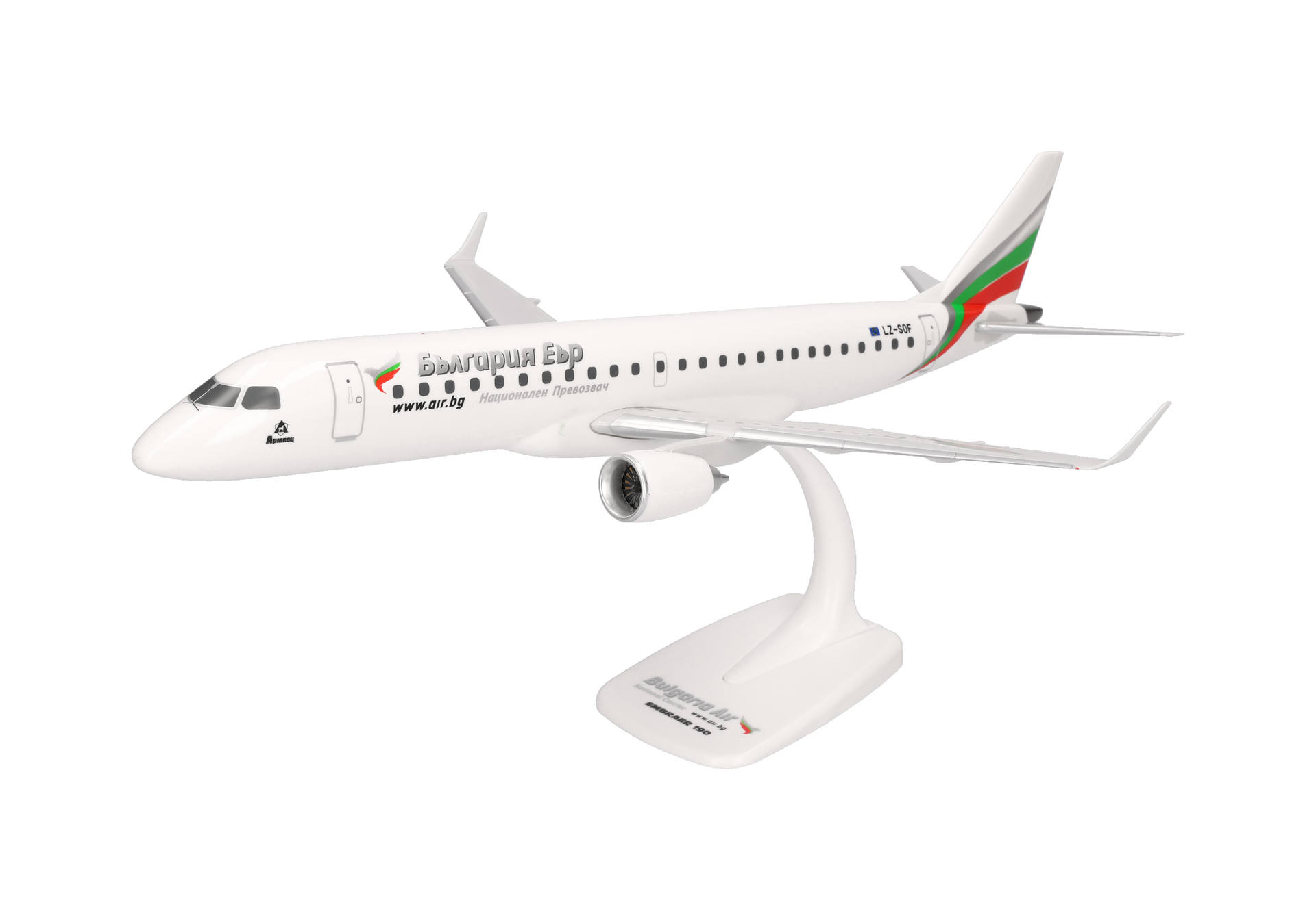 Herpa Wings SF 609258-001 | Bulgaria Air | Embraer E190 | LZ-SOF | 1:100