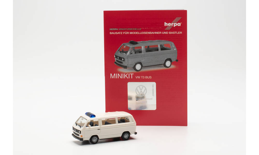 Herpa MINIKIT 013093-004 |  VW T3 Bus | weiß | 1:87