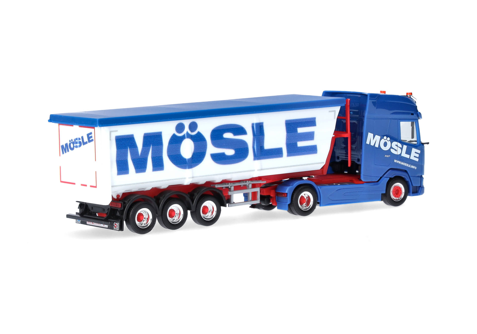 Herpa 320153 | DAF XG+ Stahlmulden-Sattelzug | Mösle | 1:87